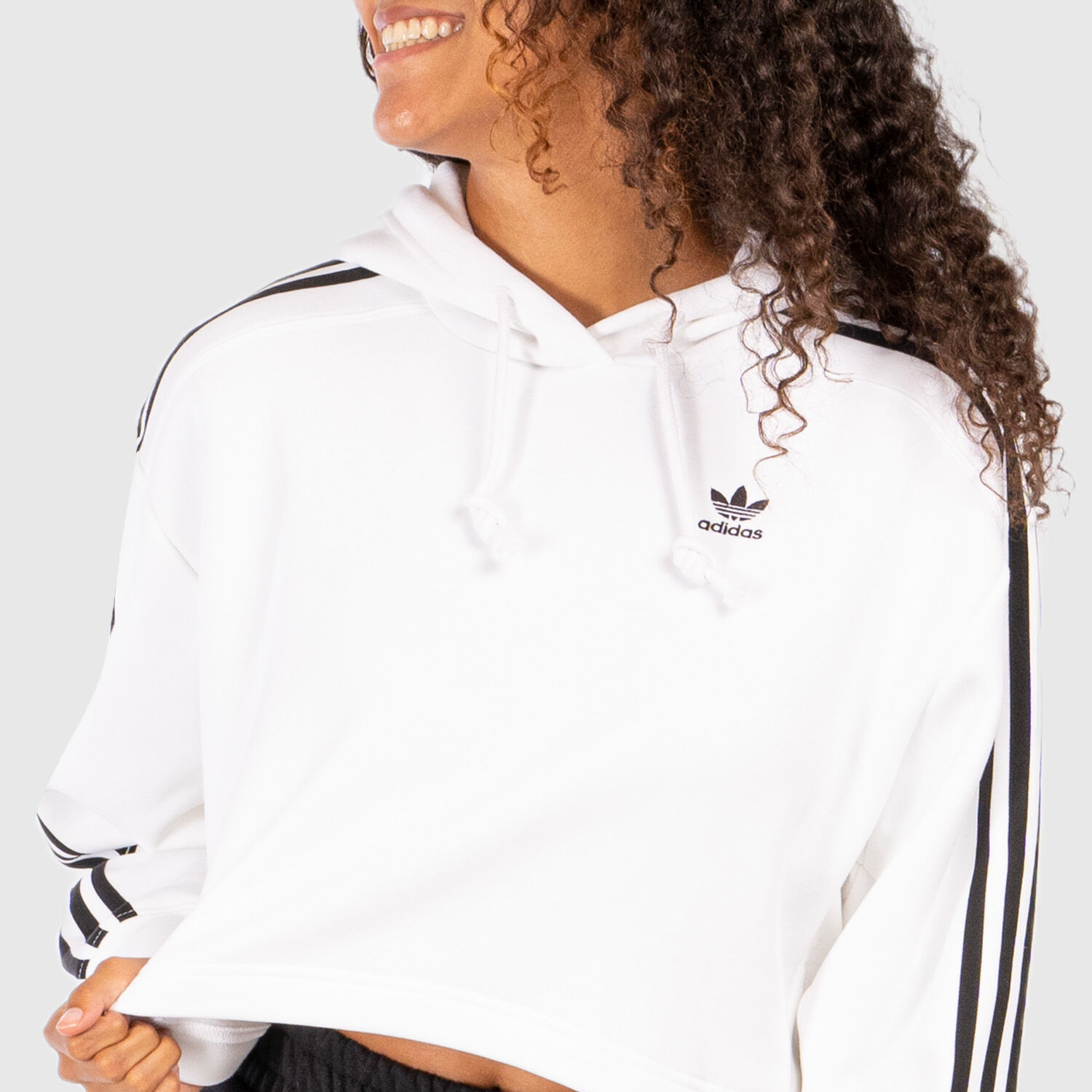 Felpa adidas discount donna bianca