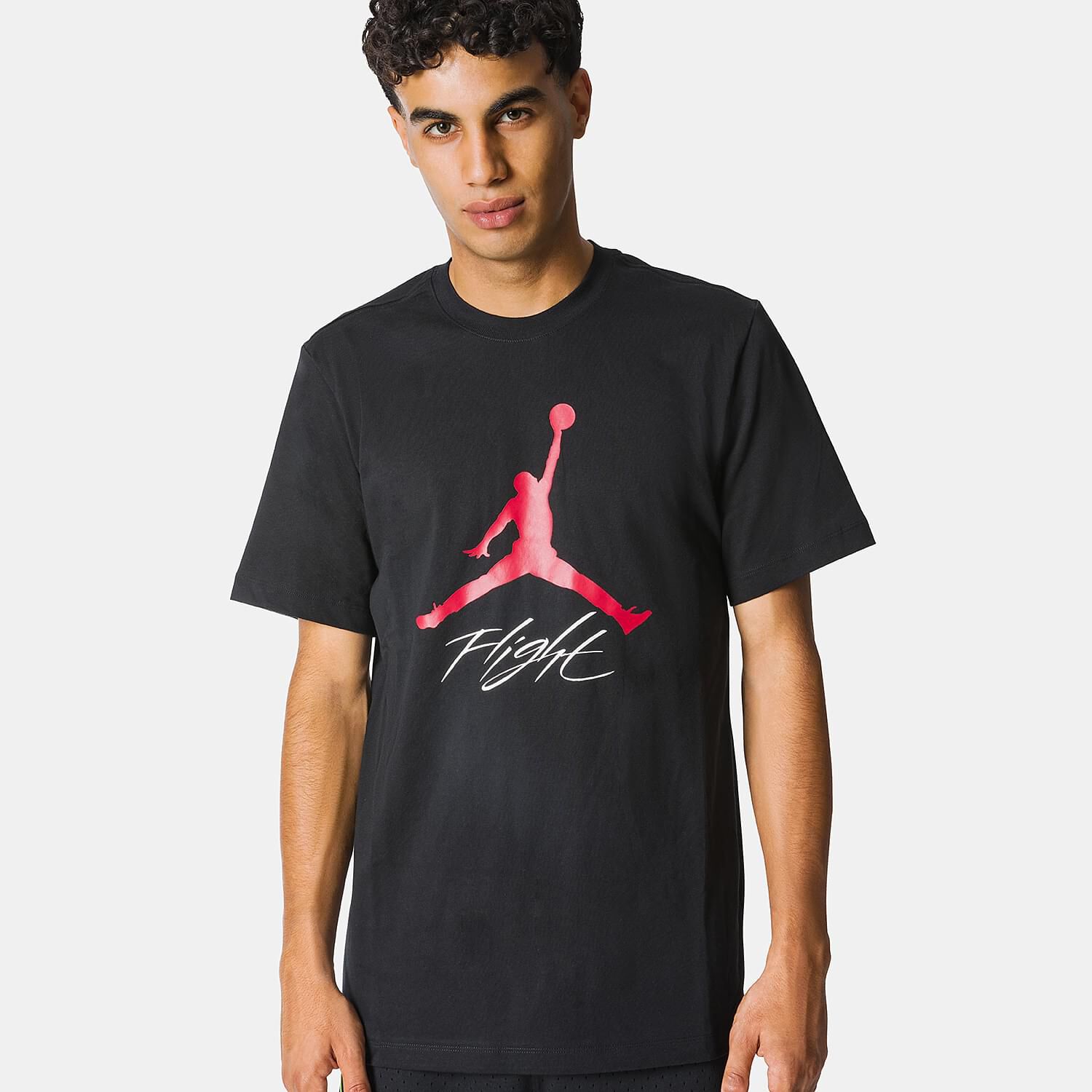 Black red and white Jordan Jumpman Flight T shirt AW LAB