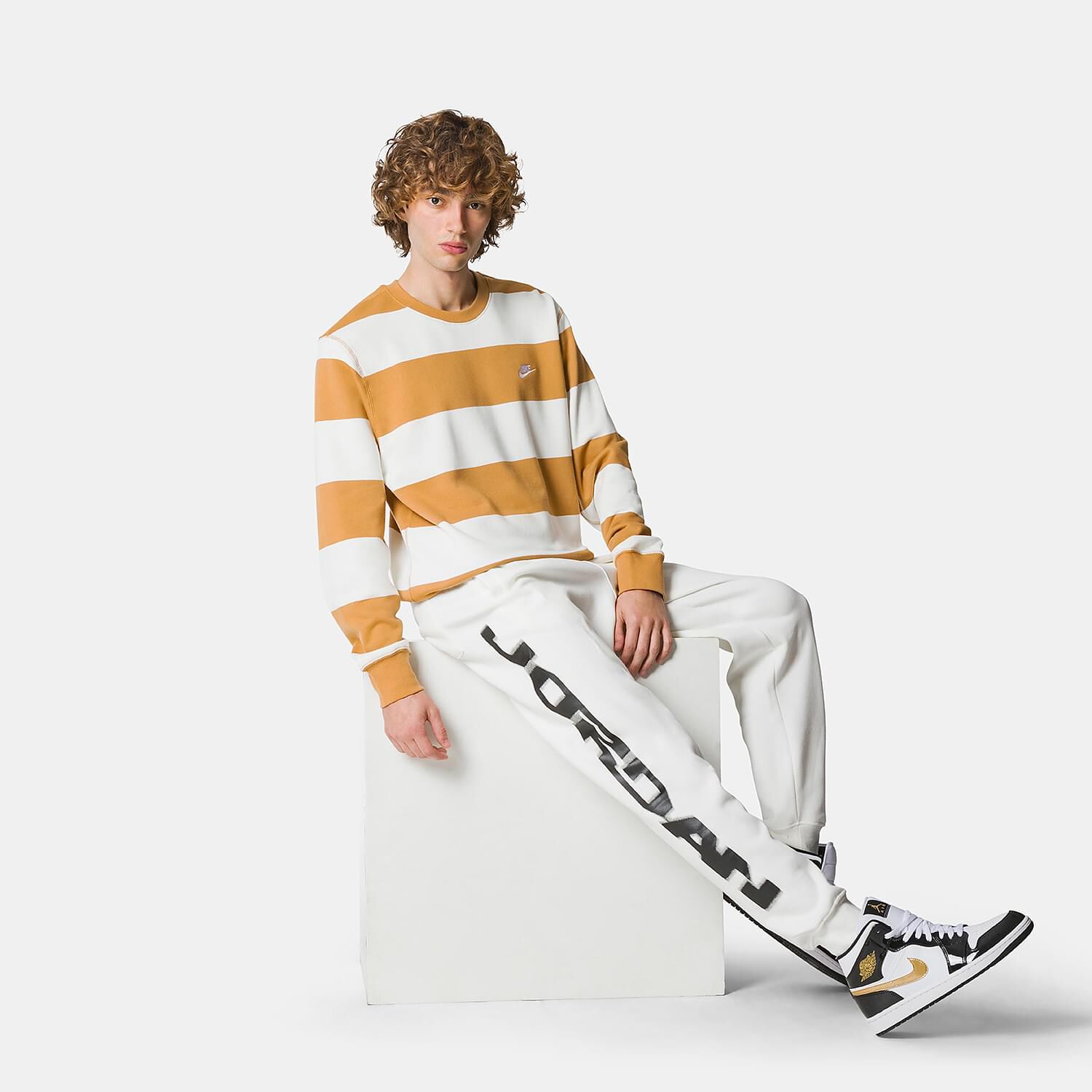 AIR JORDAN セットアップ　白　B系 White and black Jordan MVP Trousers | AW LAB