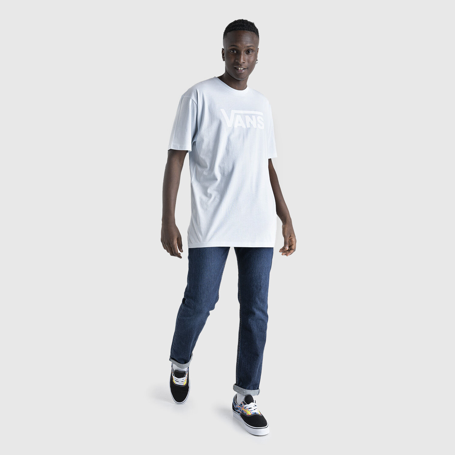 Light blue vans shirt new arrivals
