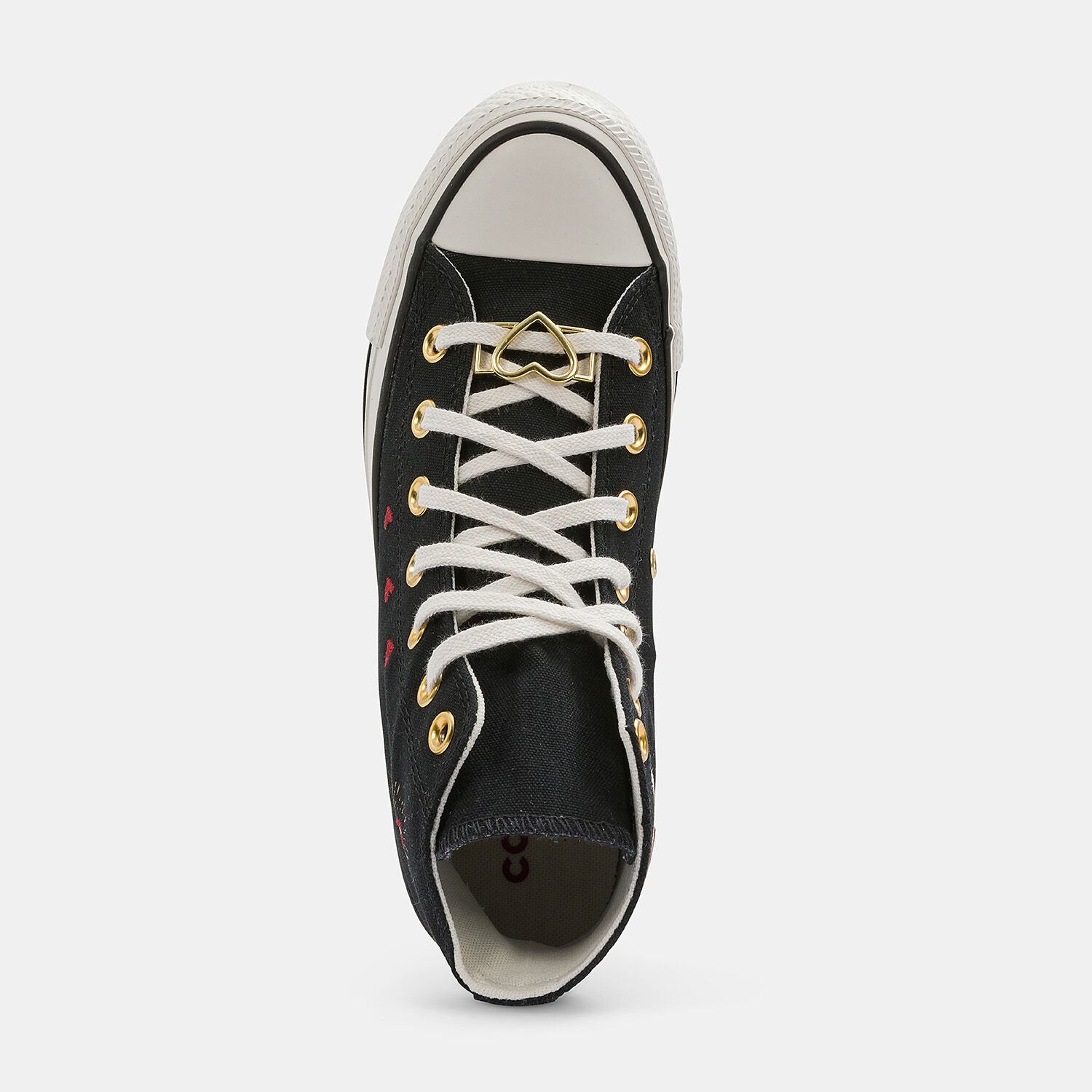 Converse Chuck Taylor All Star Hearts black white and red AW LAB