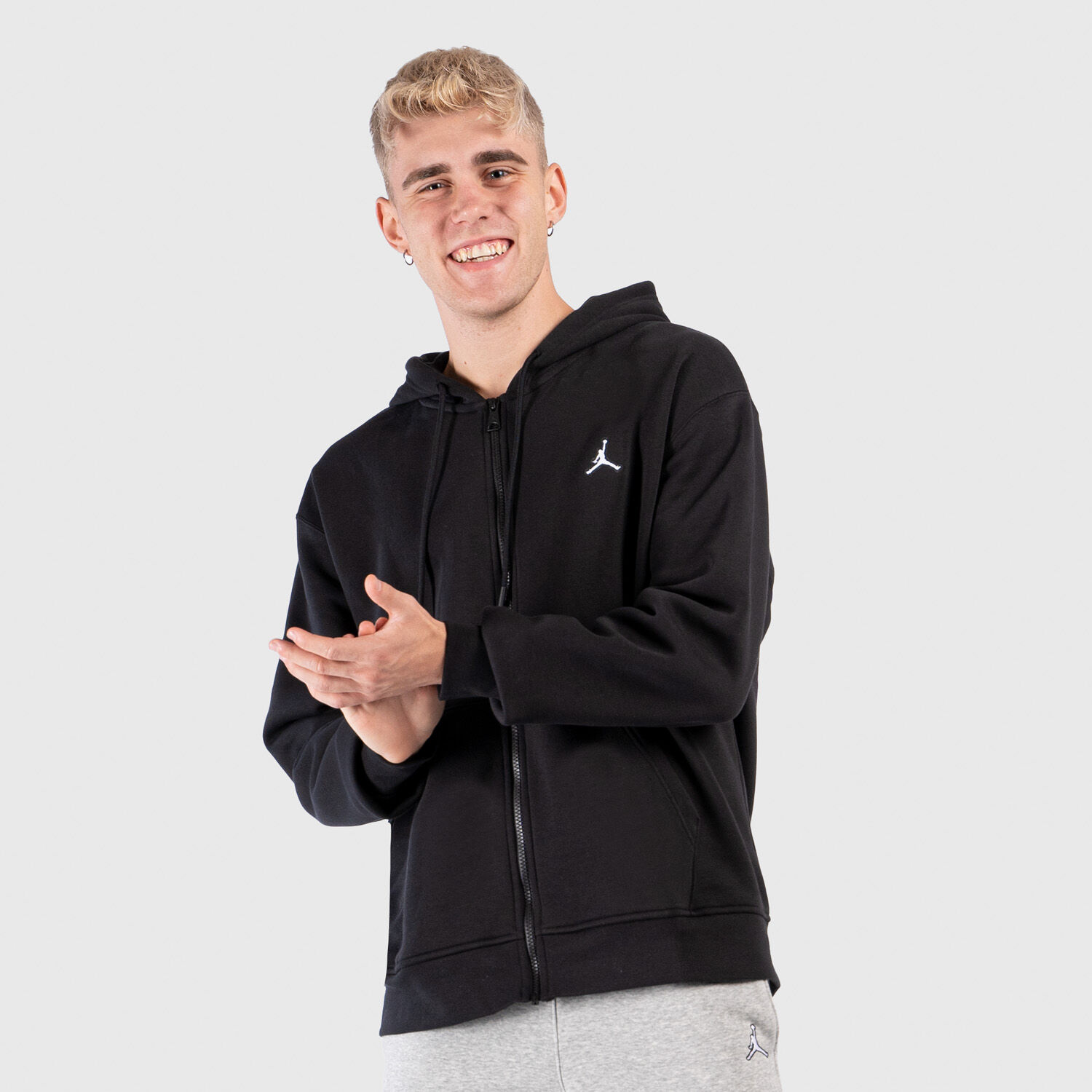 Felpa jordan con zip hot sale