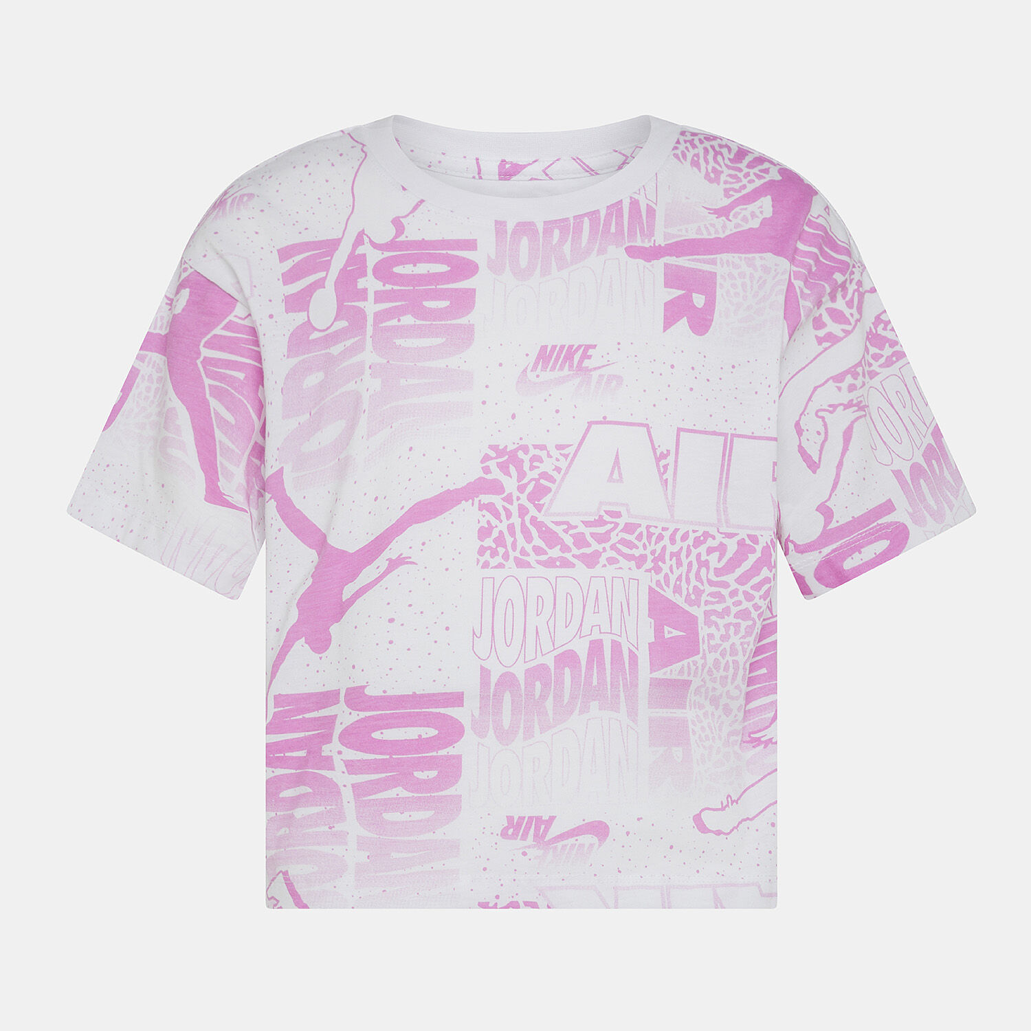 Pink and white jordan shirt shop