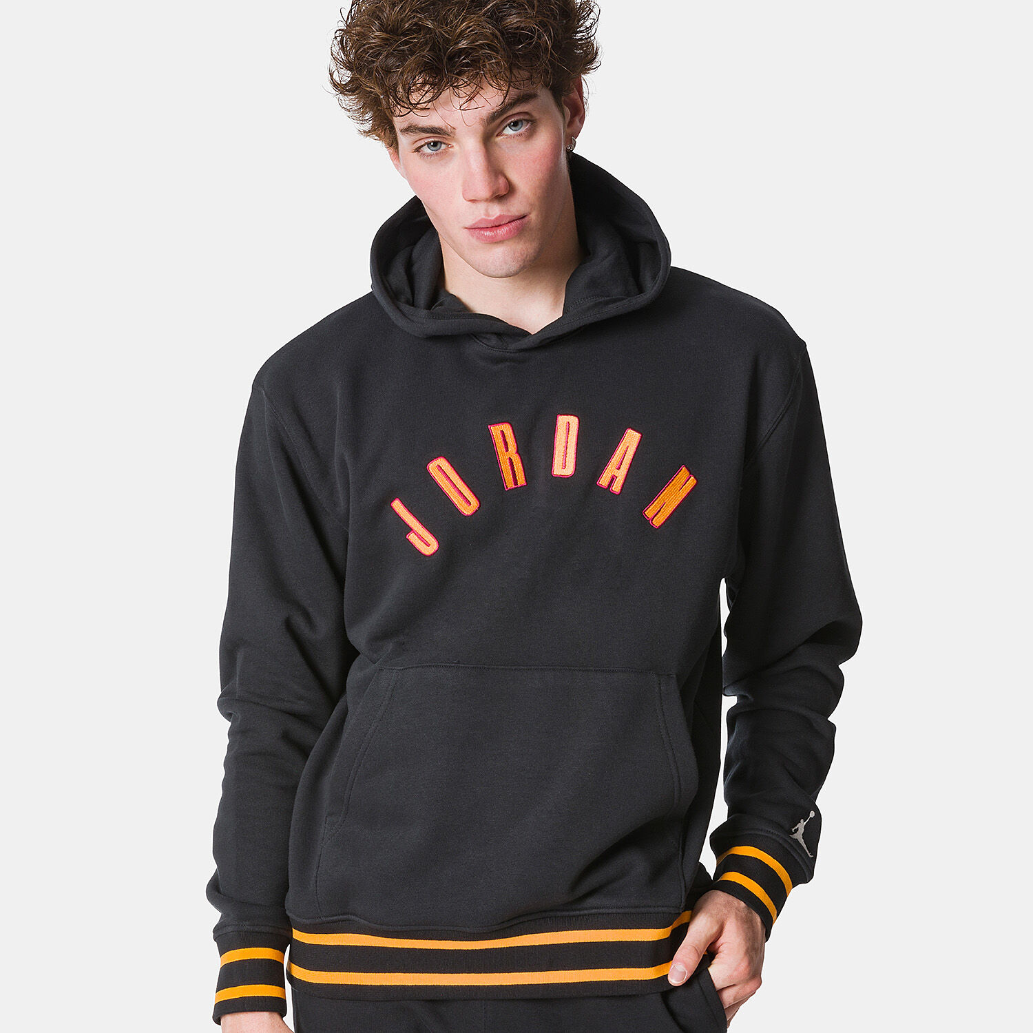 Jordan Flight MVP sweatshirt black and orange AW LAB