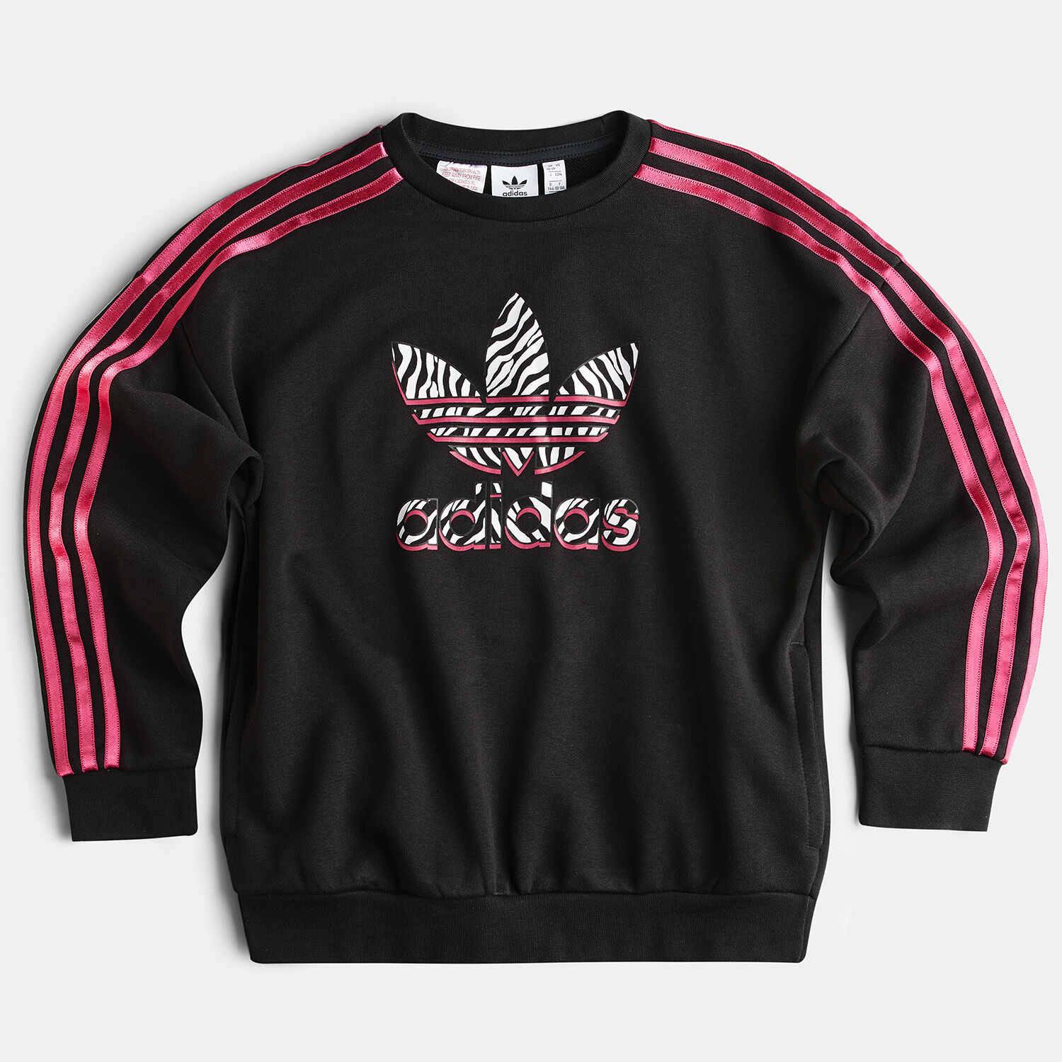 Felpa adidas rosa new arrivals e nera