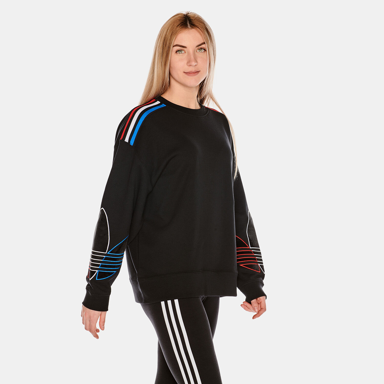 Adidas tri store color sweatshirt