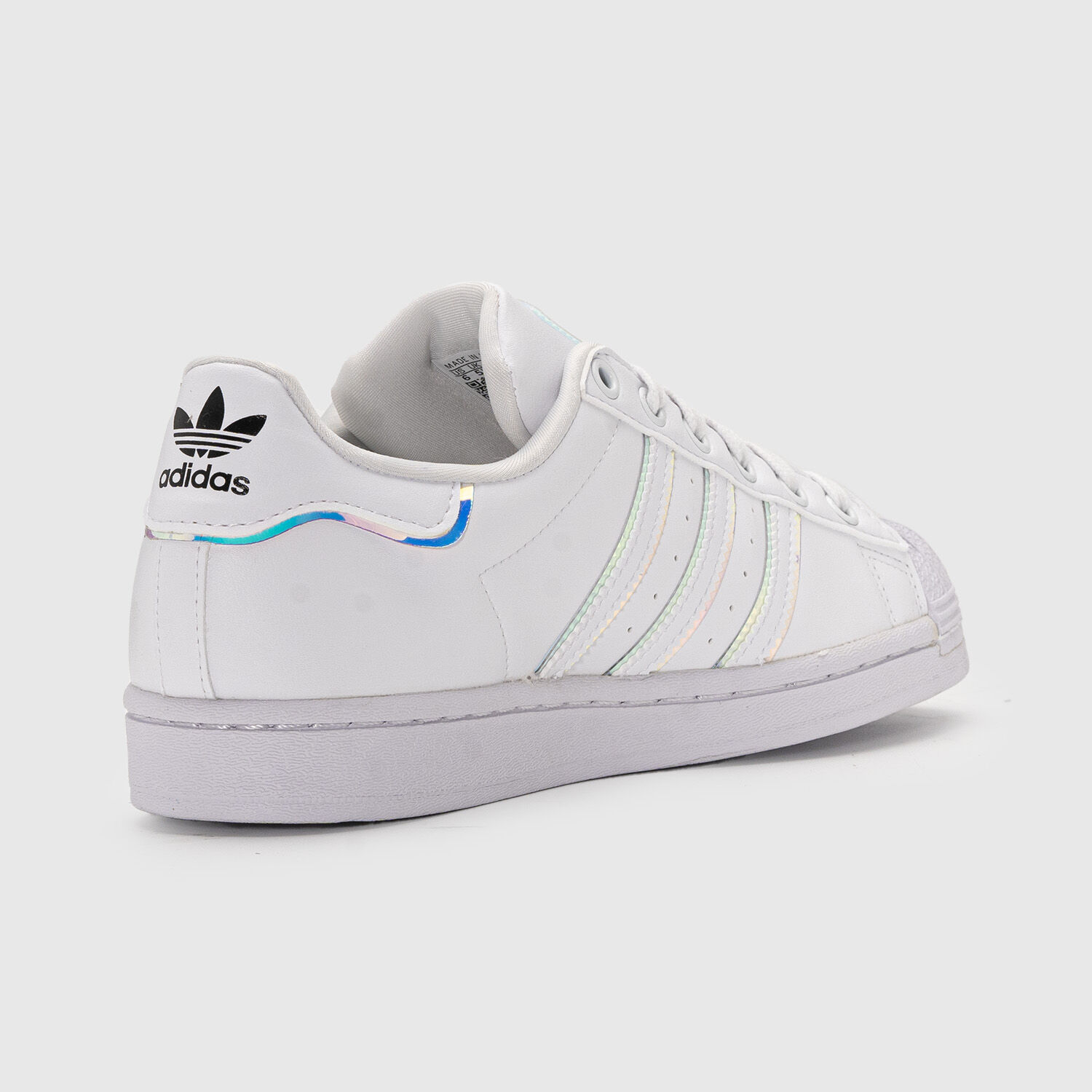 adidas Superstar silver and white AW LAB