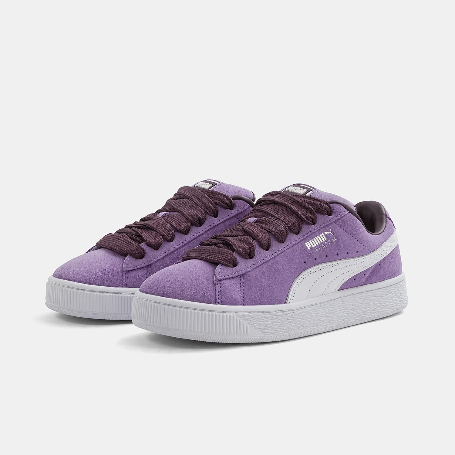 Puma Suede XL Galaxy SMU in purple white and brown AW LAB