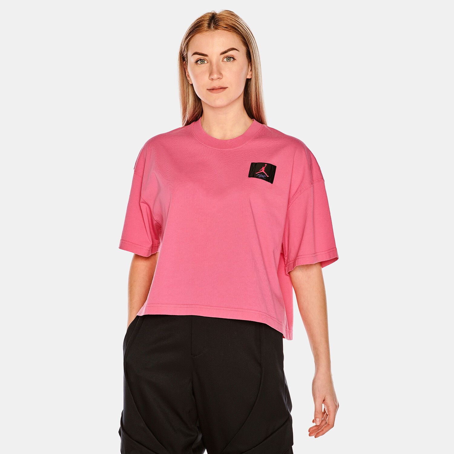 JORDAN ESSENTIAL BOXY T SHIRT pink AW LAB