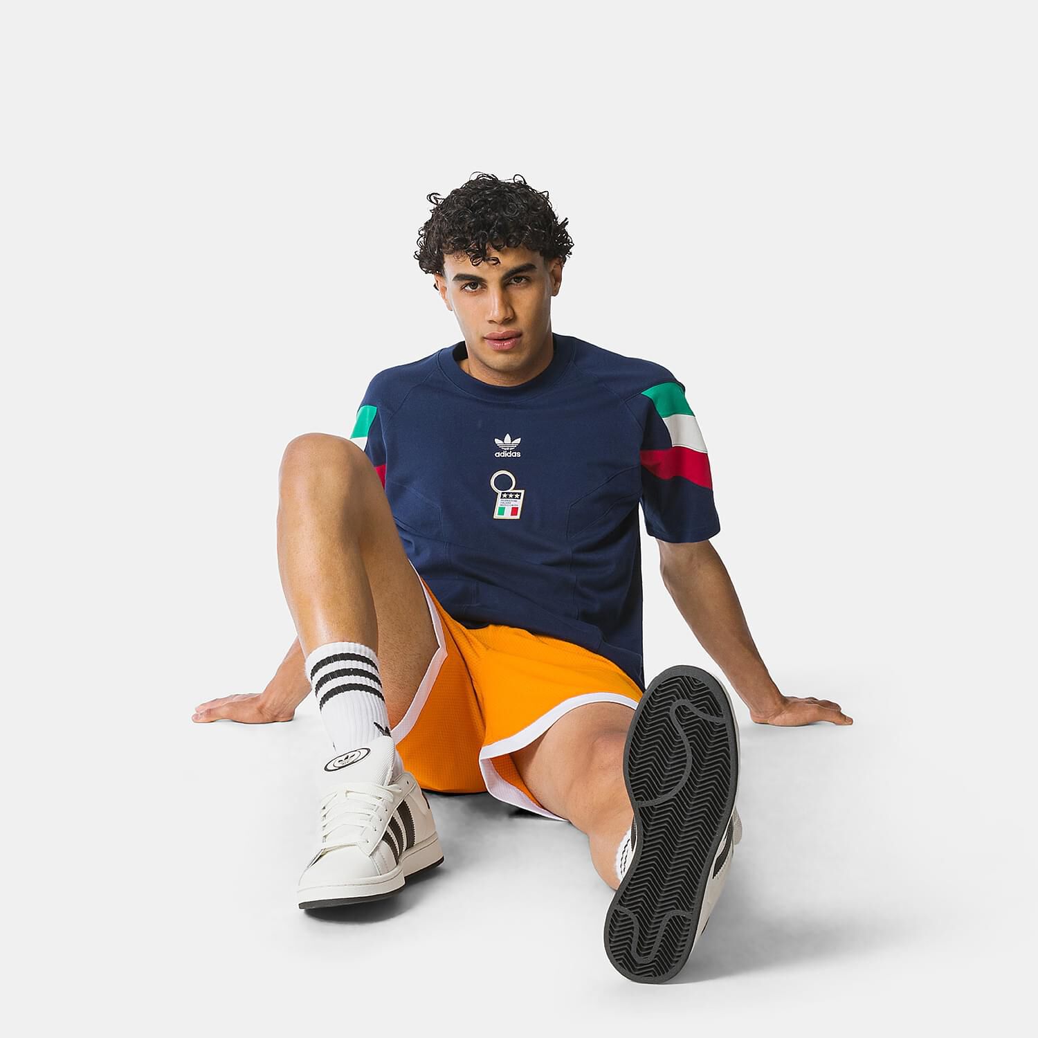 adidas Originals Italy multicolour T shirt AW LAB