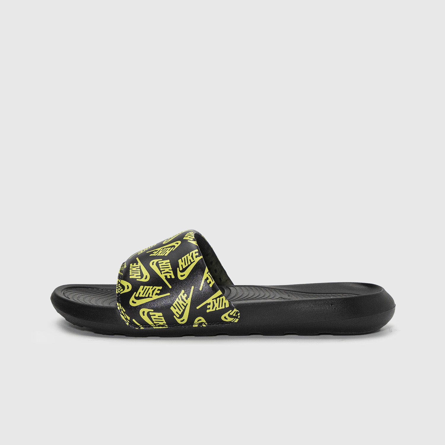 Nike Victori One Slides black and yellow AW LAB