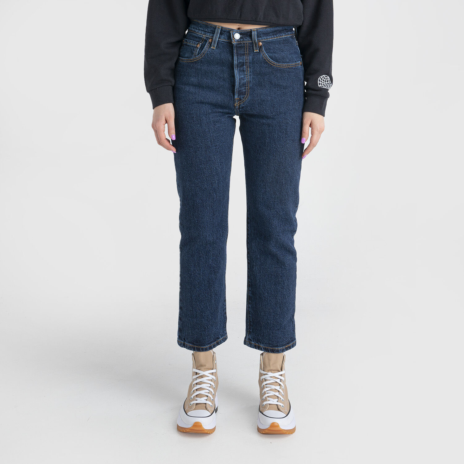 Jeans Levi s 501 Cropped Fit navy AW LAB