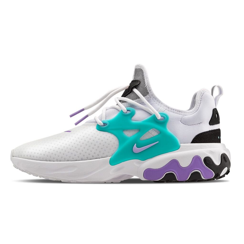 Nike React Presto white blue and purple shoes AW LAB