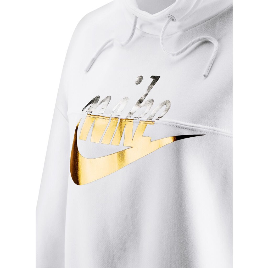 Nike Rally Hoodie Metallic bianca AW LAB