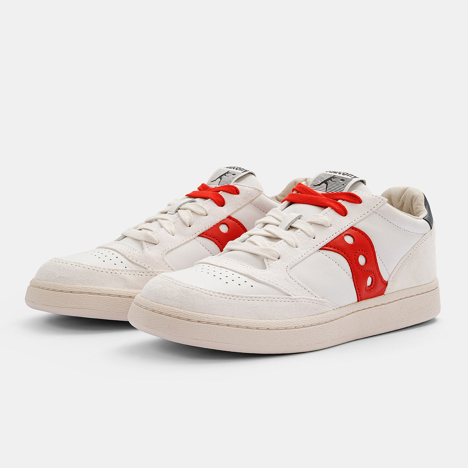 Saucony bianche new arrivals e rosse