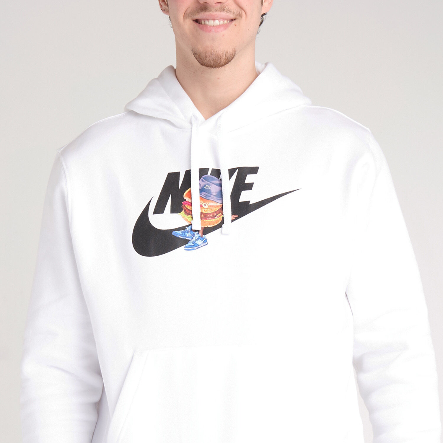 White nike discount hoodie mens