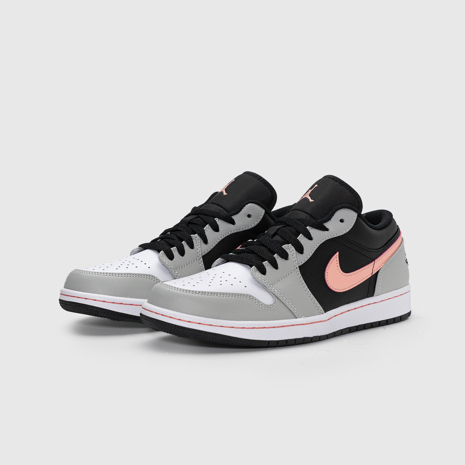 Jordan 1 Low Black Grey Pink AW LAB