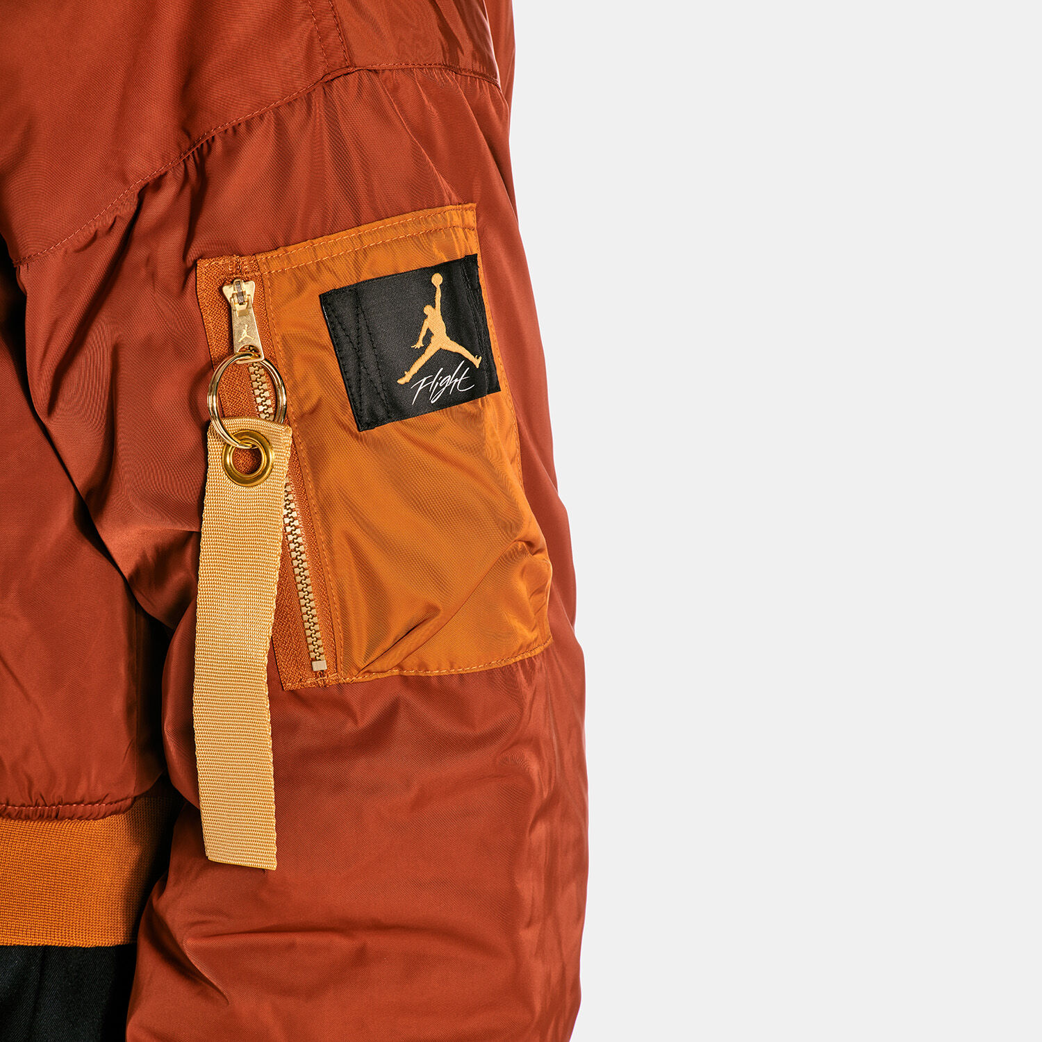 Orange jordan sale jacket