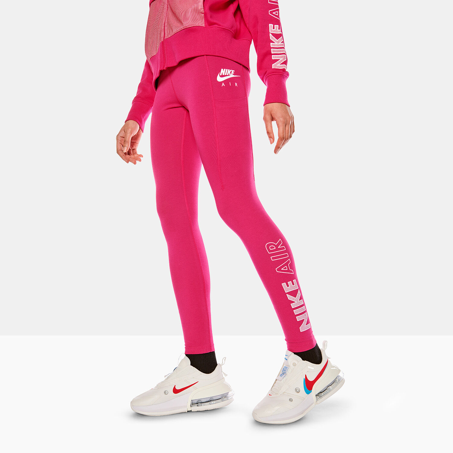 Legging sales rouge nike