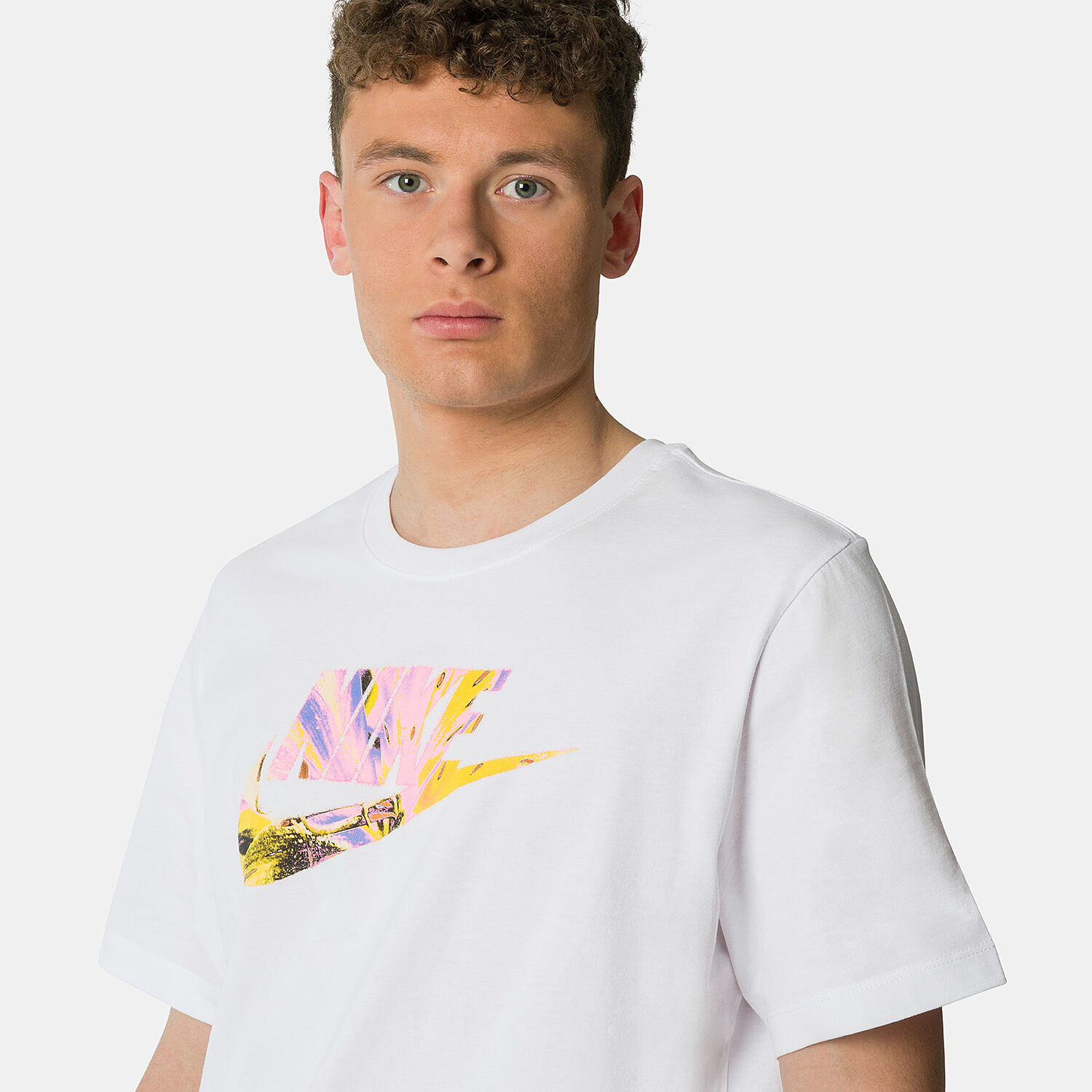 Nike Sportswear T shirt white and multicolor AW LAB