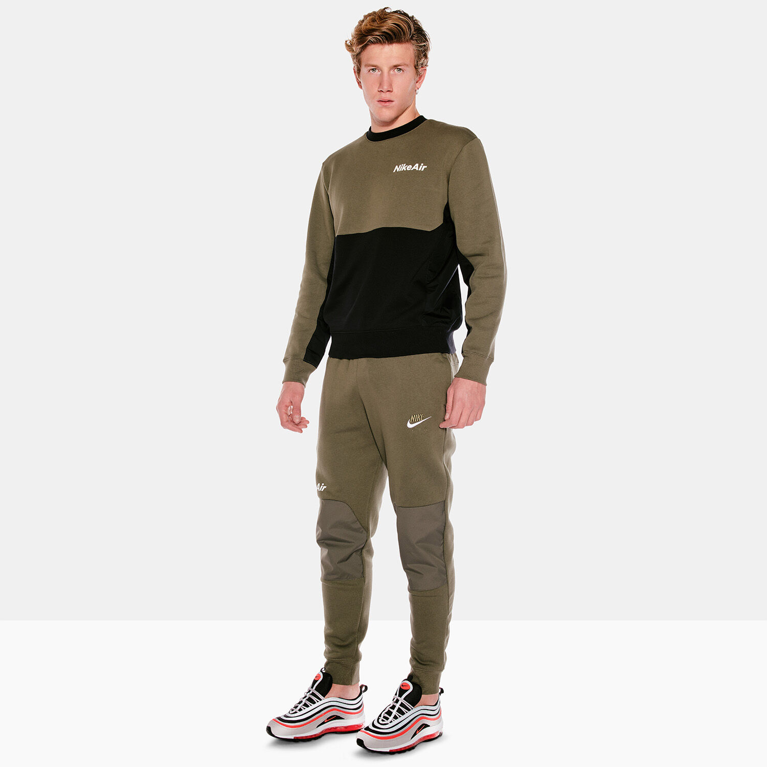Nike sweatshirt air crew homme on sale