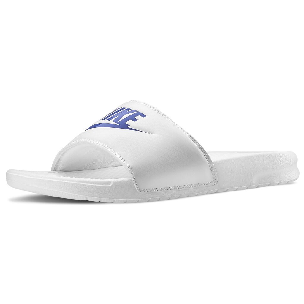 Nike Benassi Just Do It men s white slides AW LAB