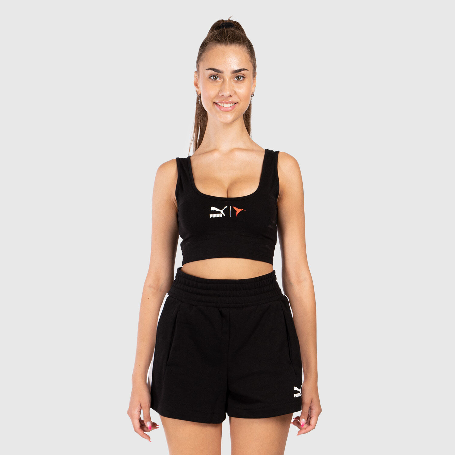 Top puma nero new arrivals