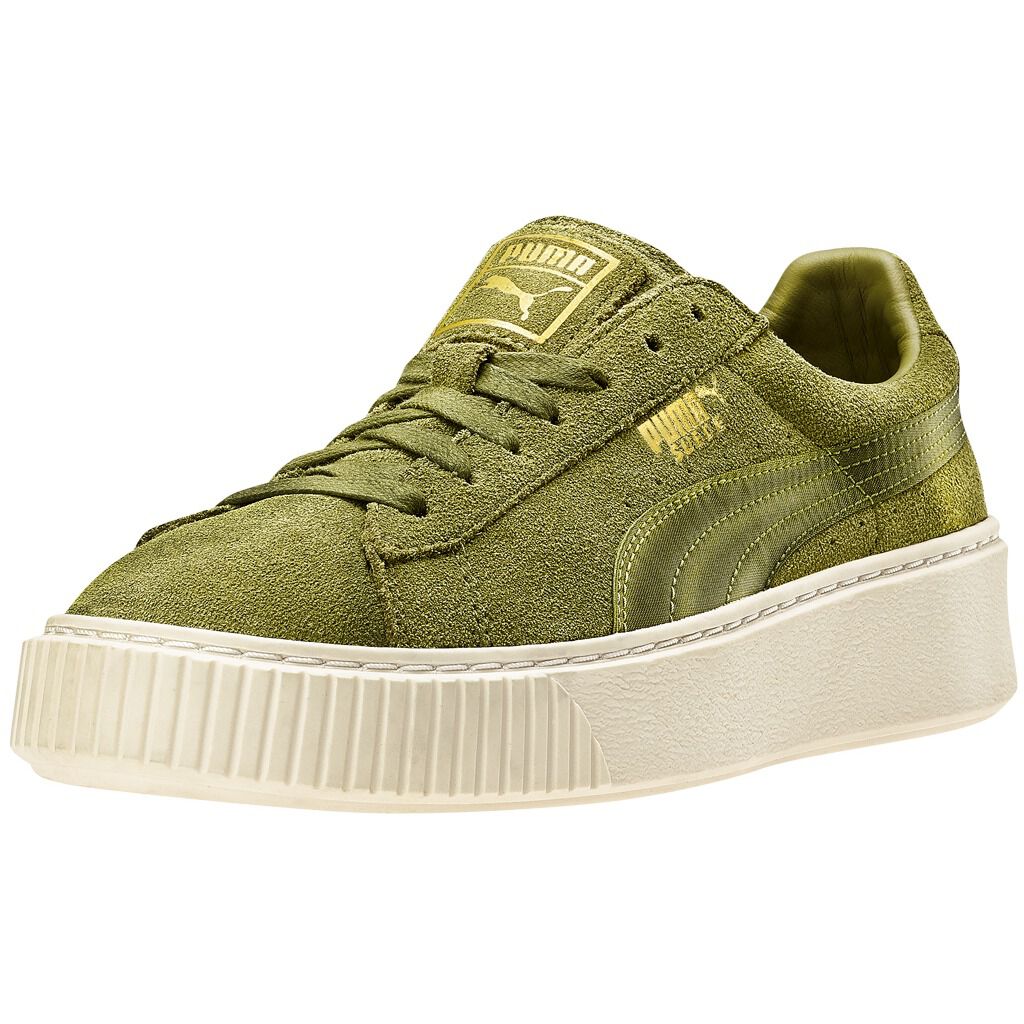 Puma green sale platform shoes