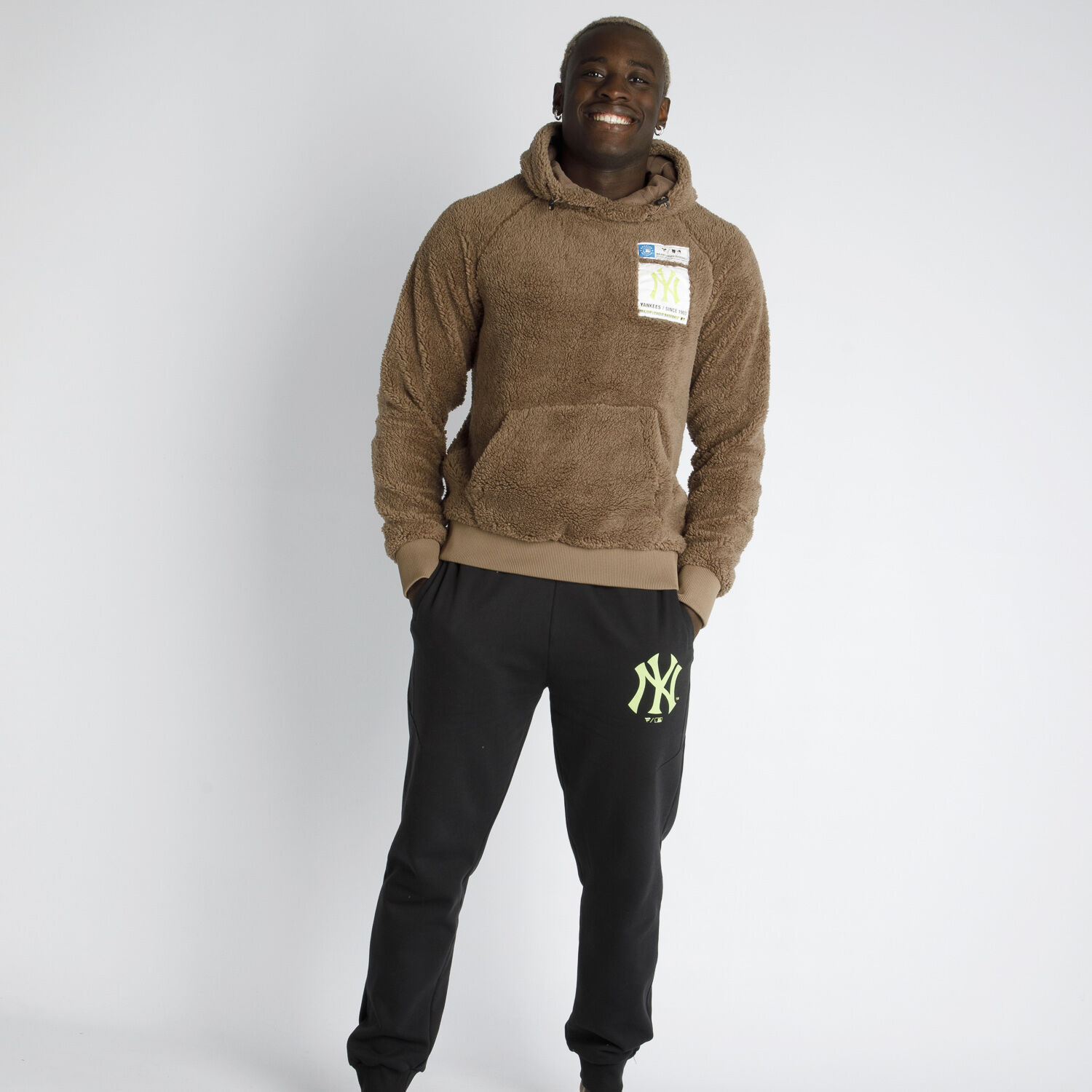 Sweatshirt AW LAB x Fanatics Smu Sherpa Hoodie New York Yankess