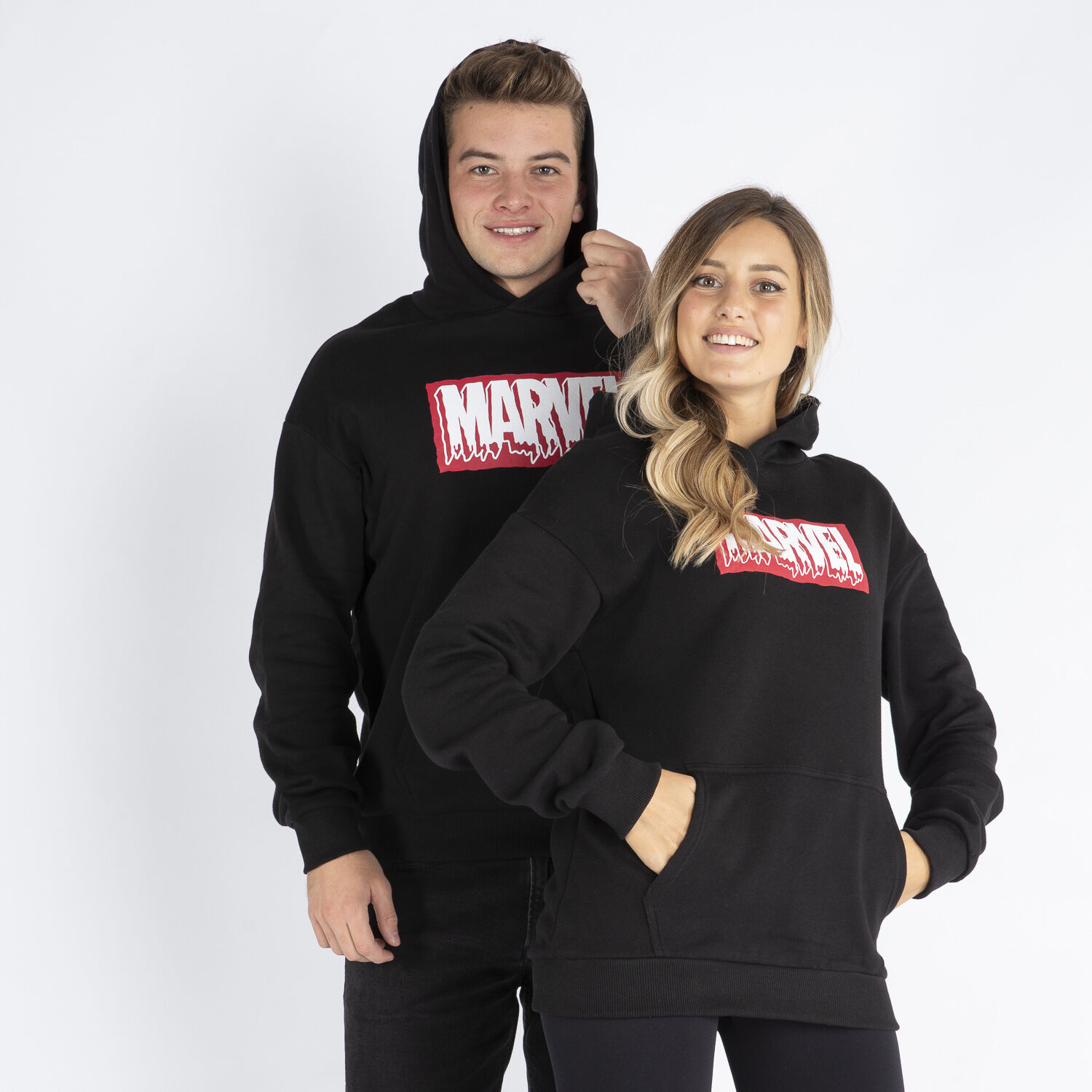 Marvel box deals logo hoodie