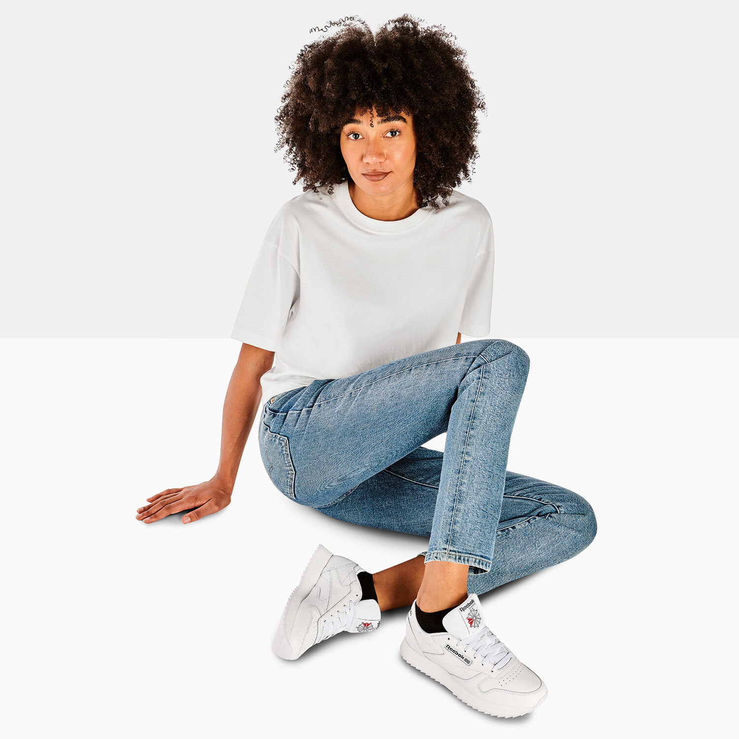 Reebok classic leather ripple sales white