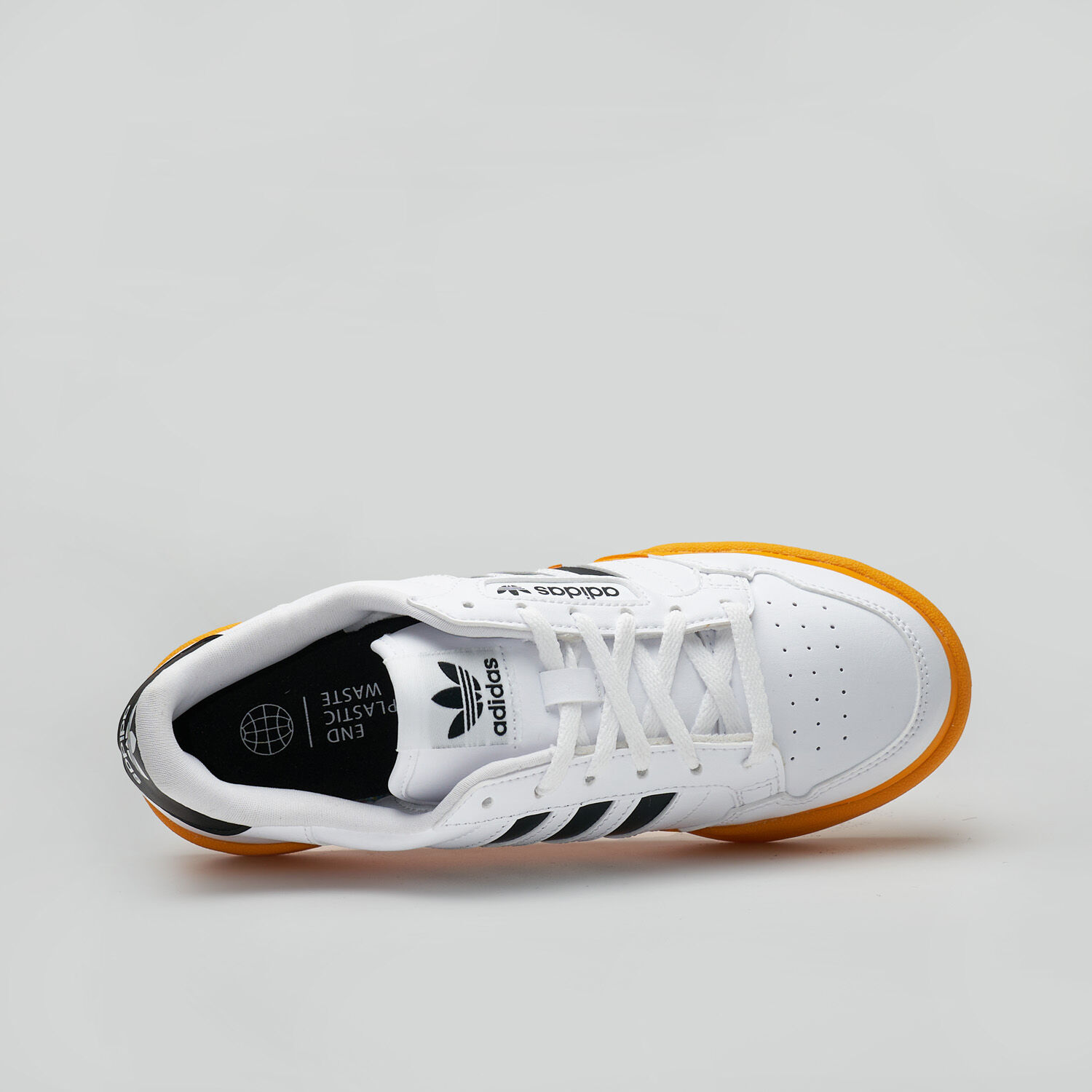 Adidas Continental 80 Stripes J black white and brown AW LAB