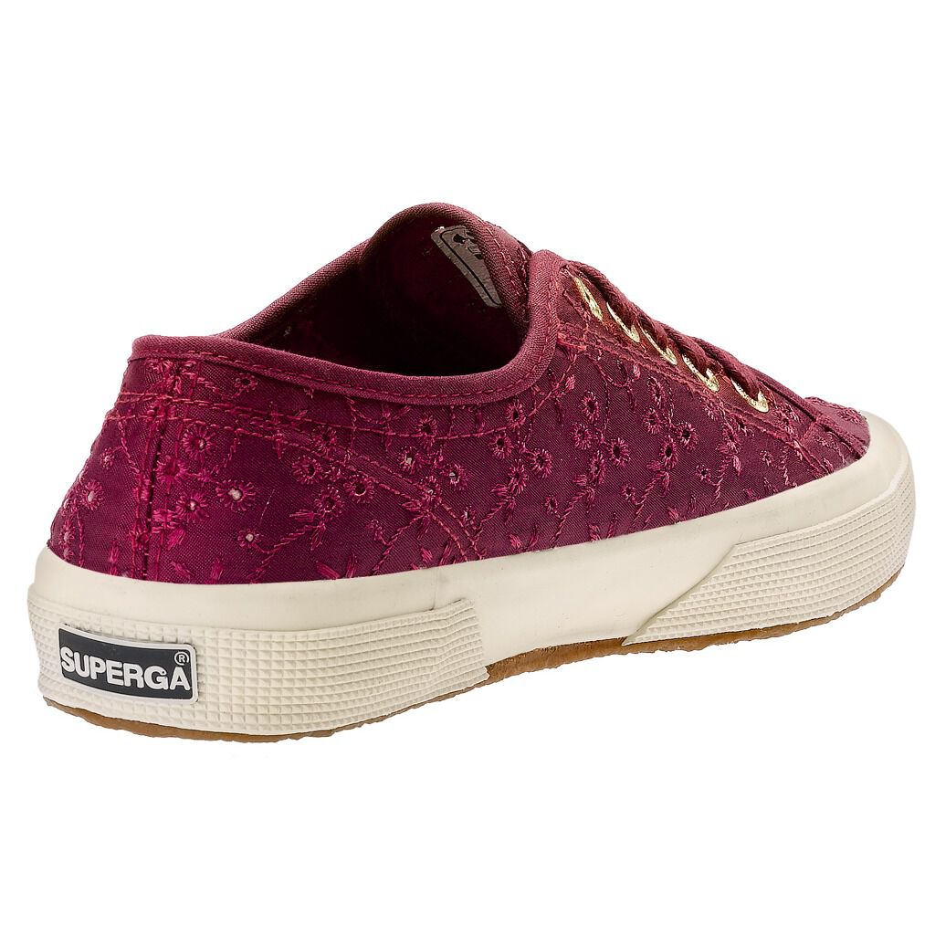 Superga deals velvet bordeaux