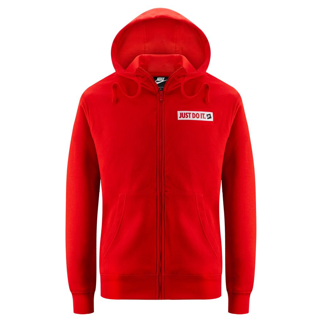 Felpa nike just do it rossa sales