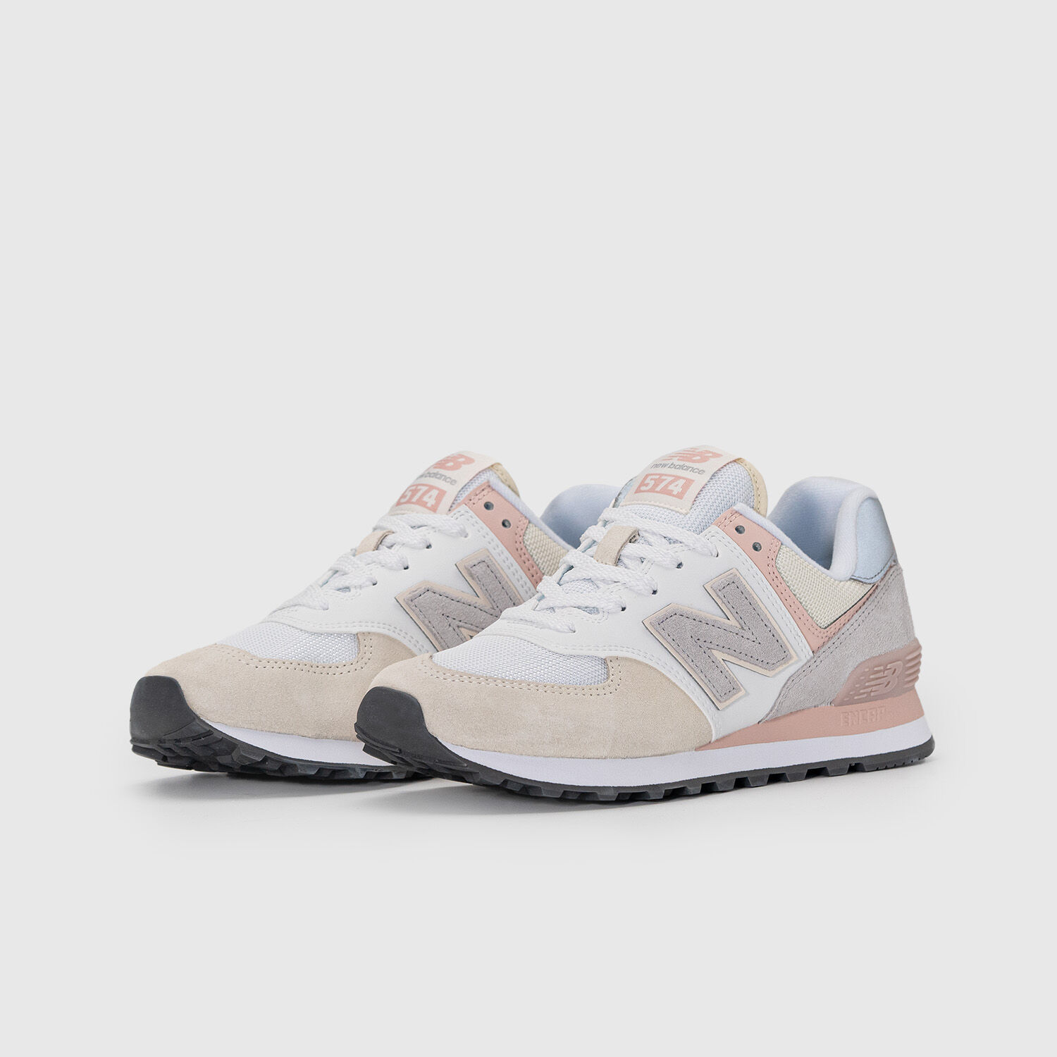 New balance 574 oyster with oxygen pink 2025