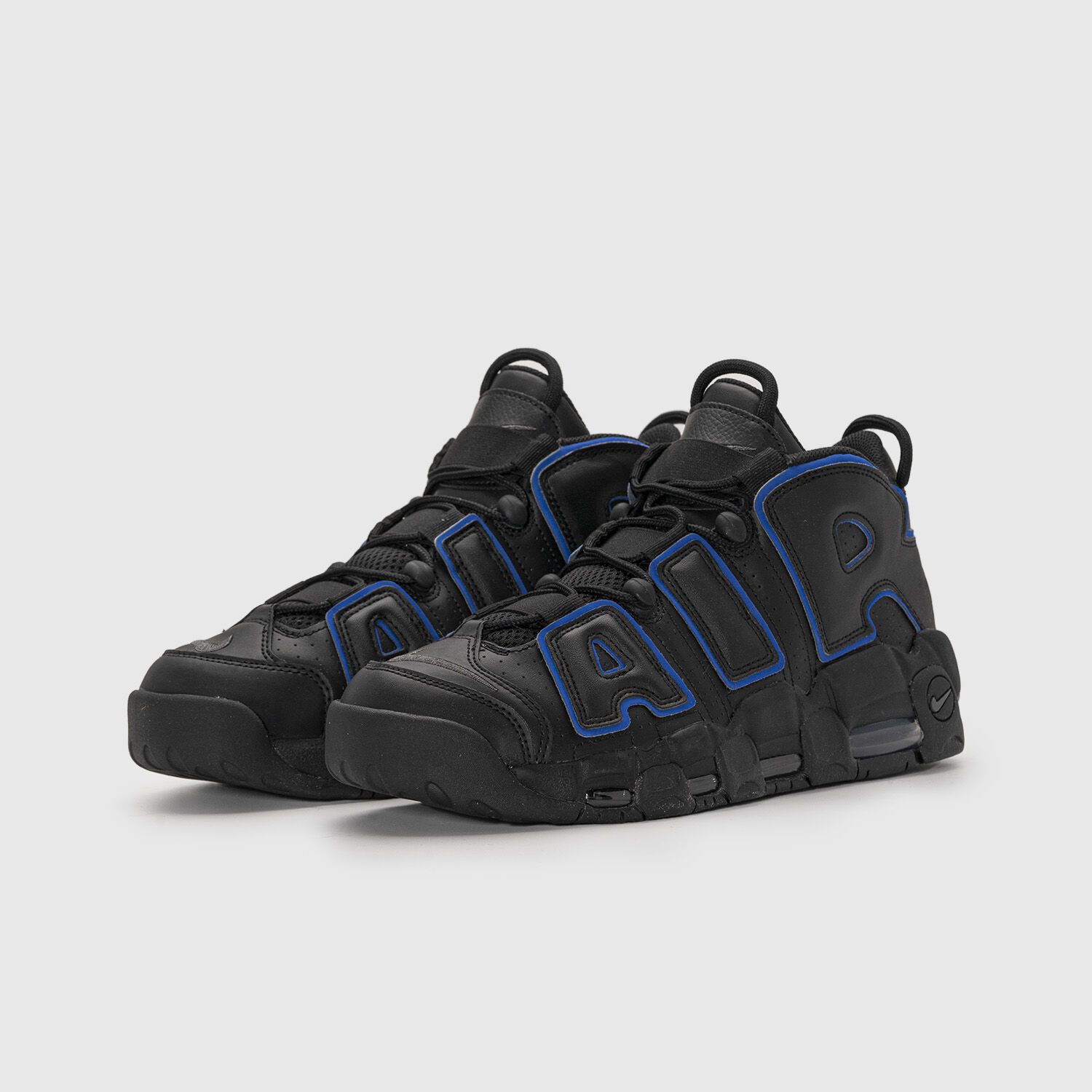 Nike Air More Uptempo 96 black and dark blue AW LAB