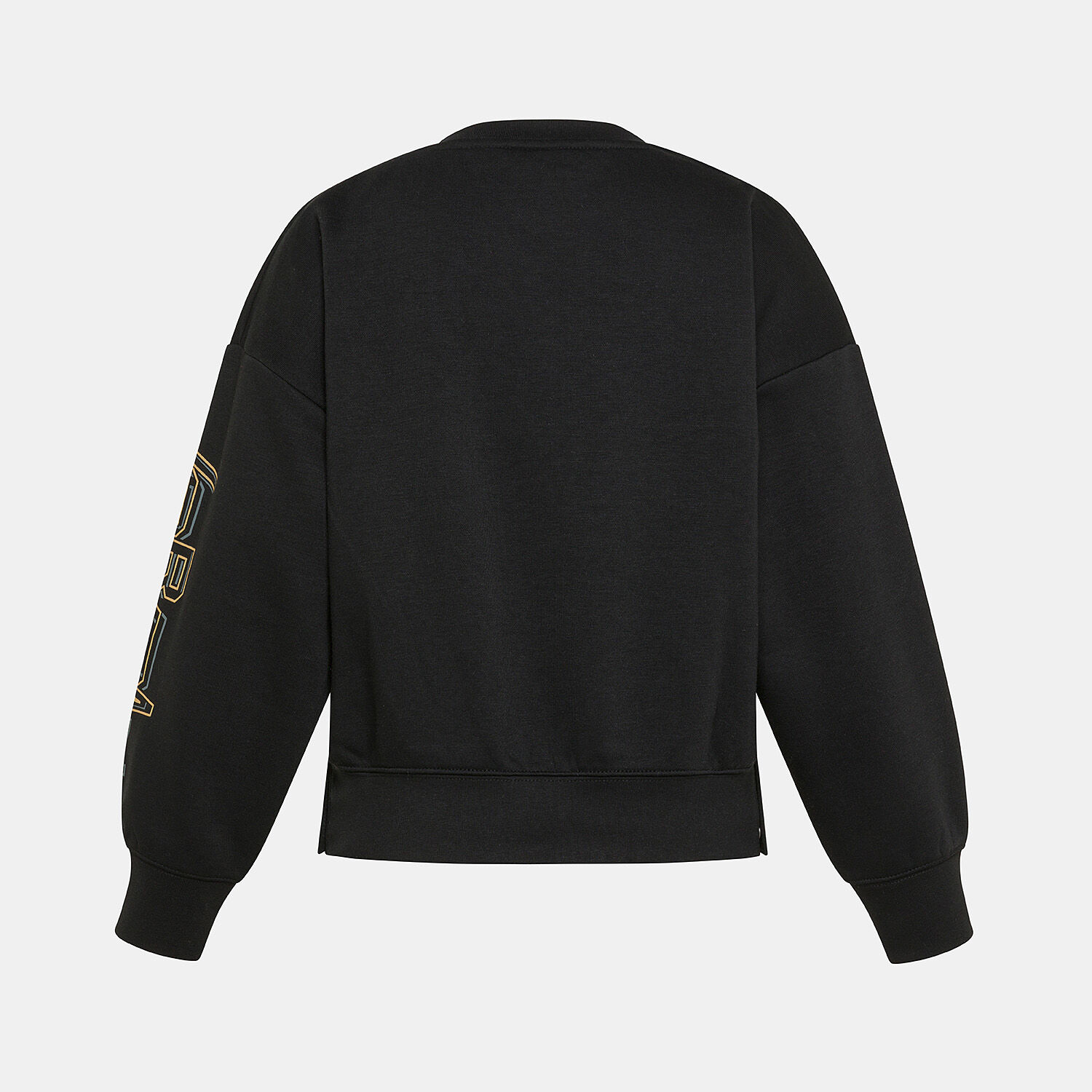Jordan Take Flight girl sweatshirt black white and gold AW LAB