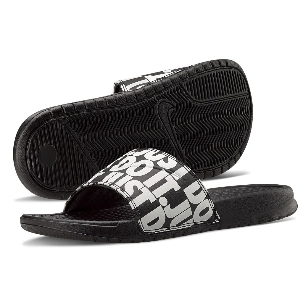 Black just do it slides sales