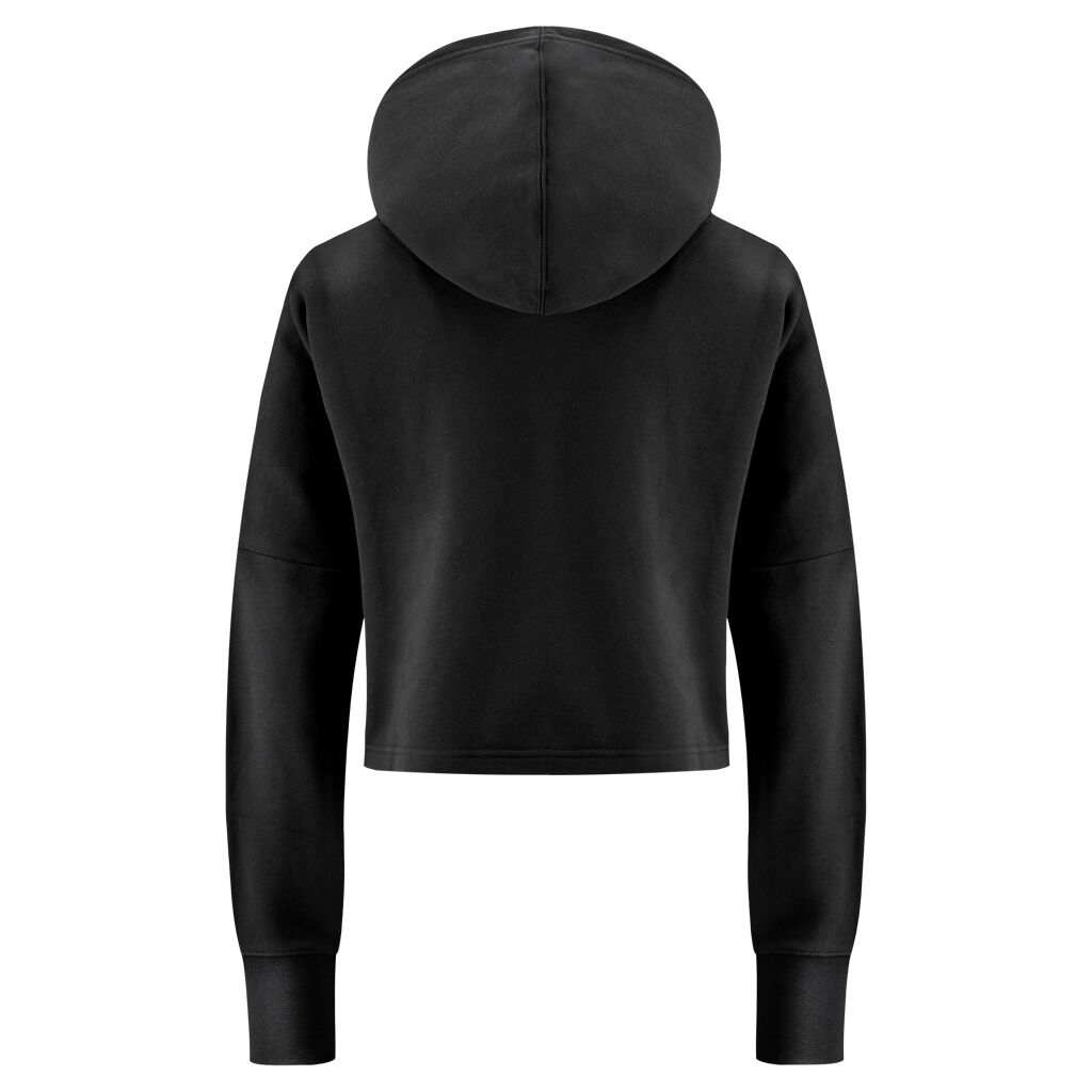 Black cropped adidas hoodie new arrivals