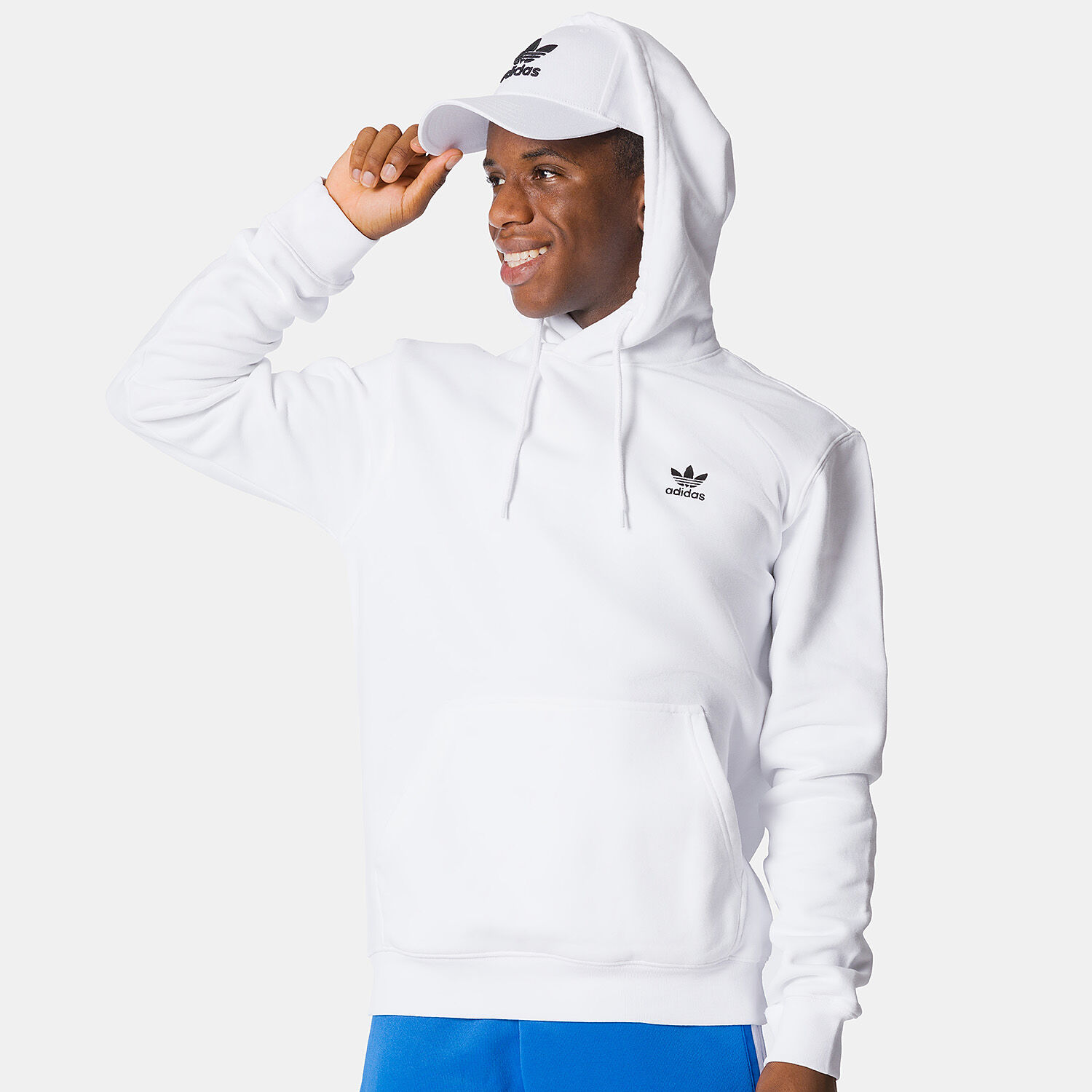 Felpa adidas bianca online