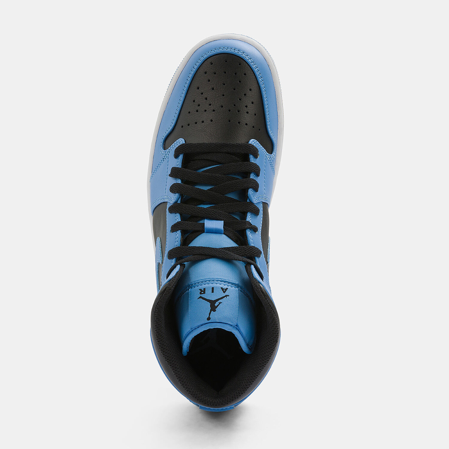Jordan 1 top blu e nere