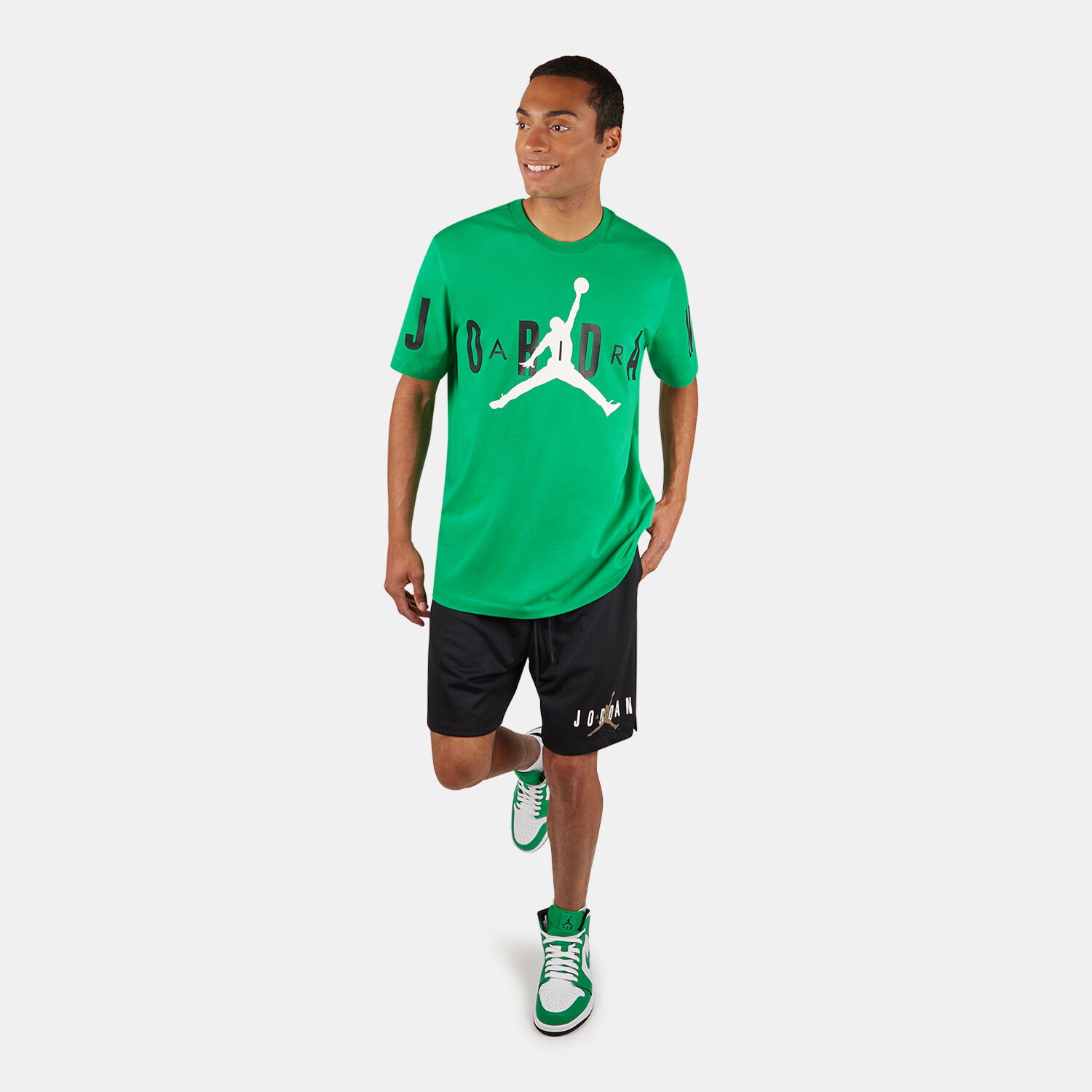 T shirt jordan verde clearance