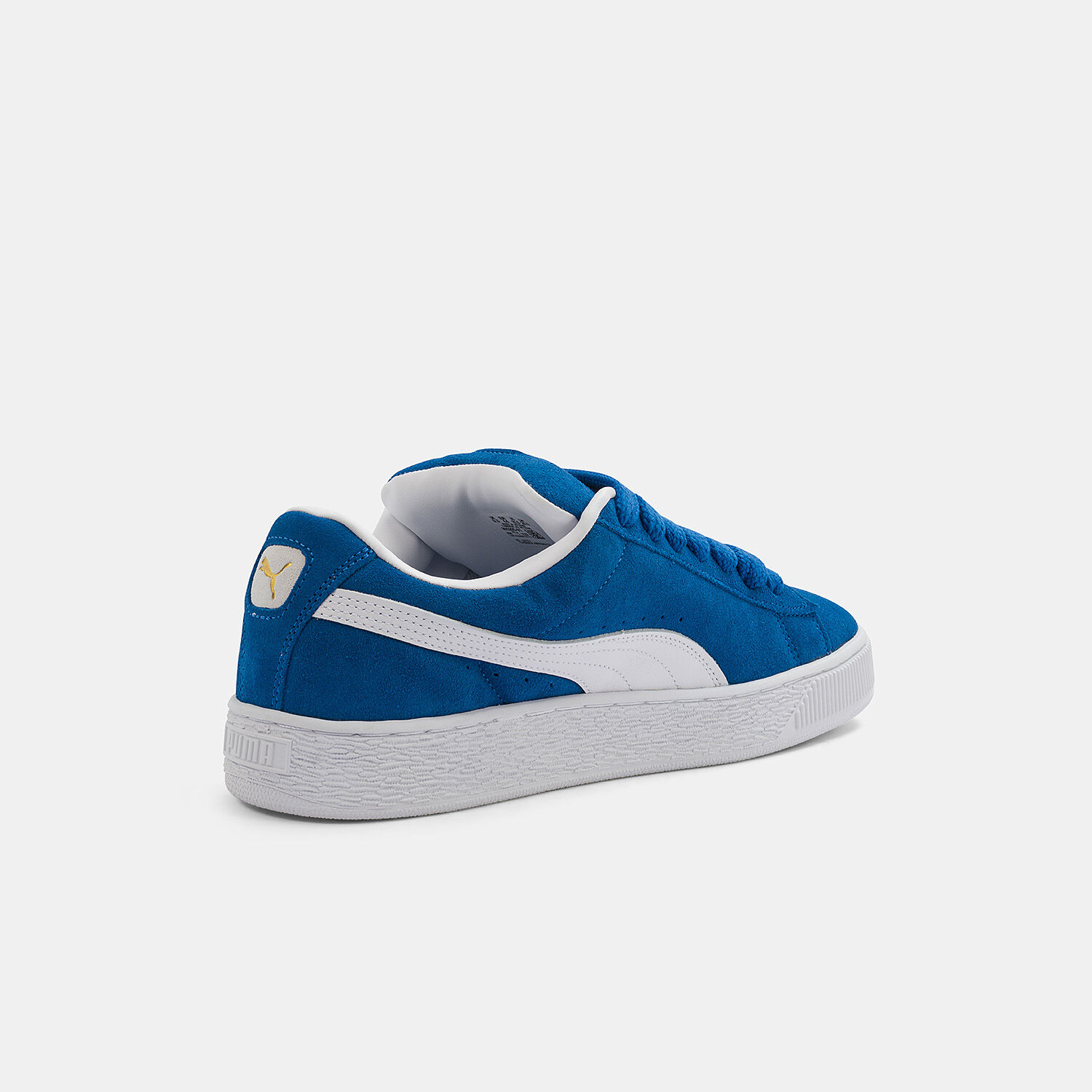 Puma basket platform bambino blu top