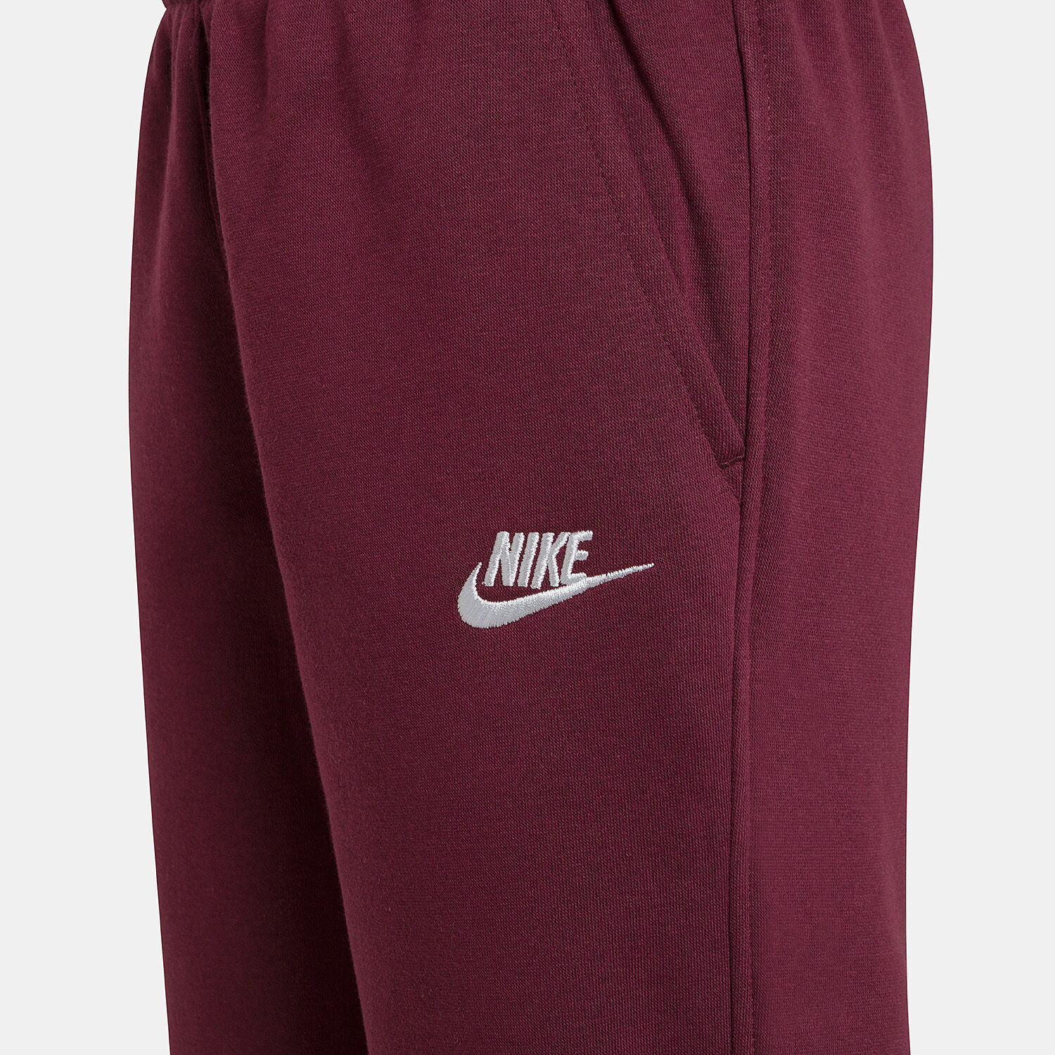 Nike Sportswear Club pants for boys burgundy AW LAB