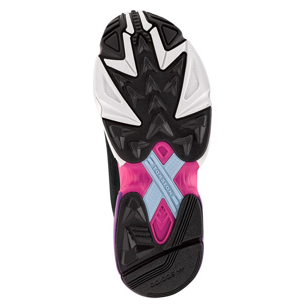 Adidas falcon on sale rosa y negro