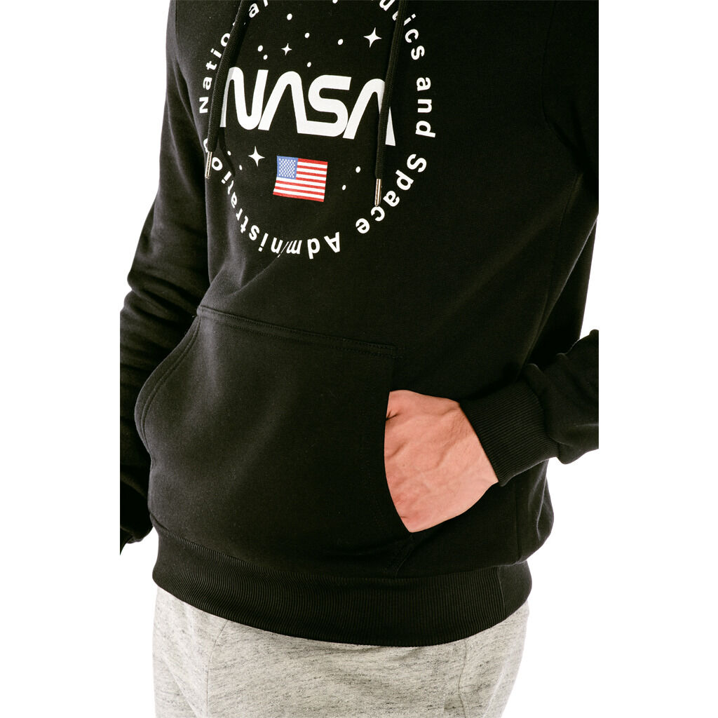 Nasa felpa nera outlet