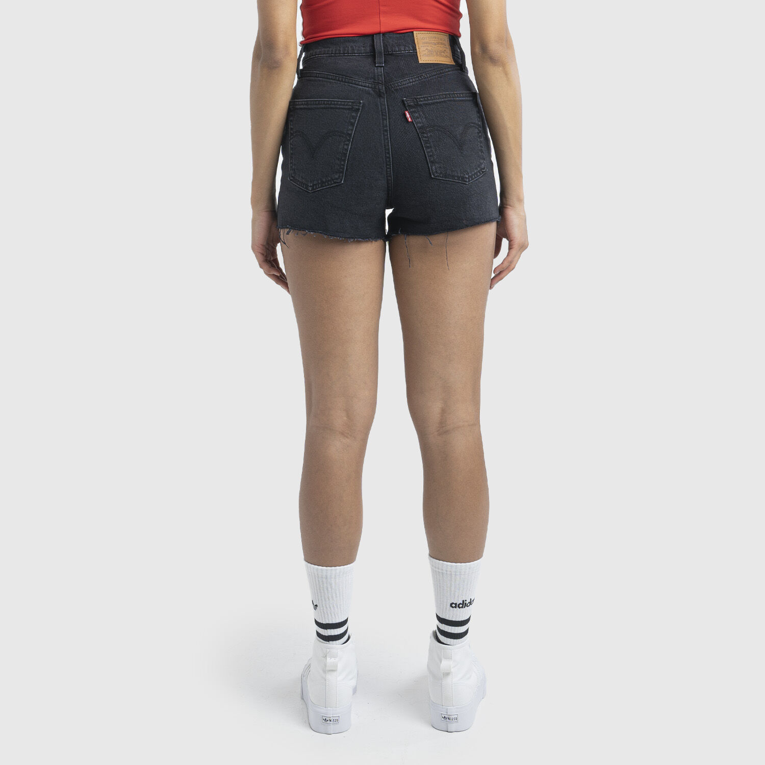 Levi s Ribcage Shorts black AW LAB