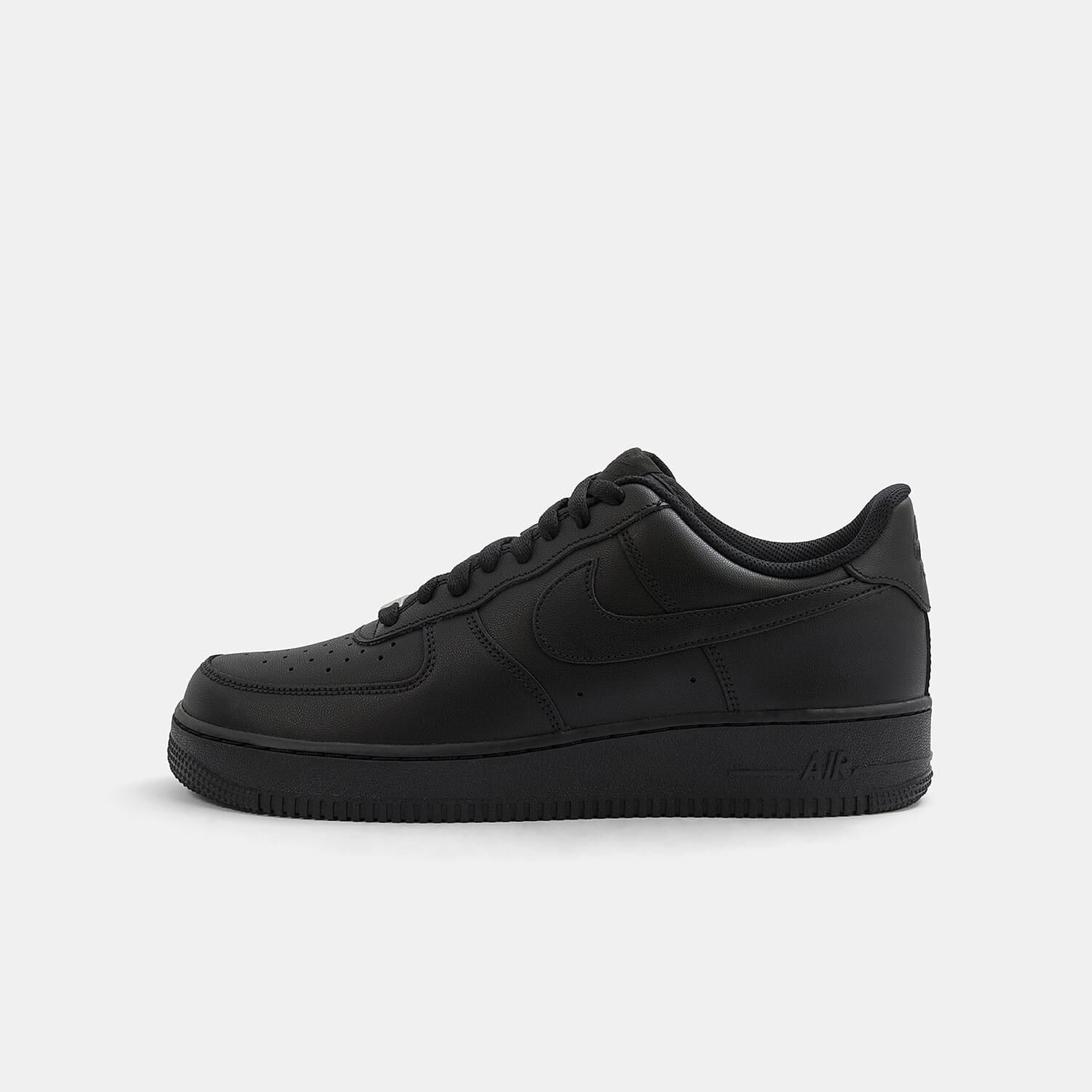 Nike Air Force 1 black shoes AW LAB
