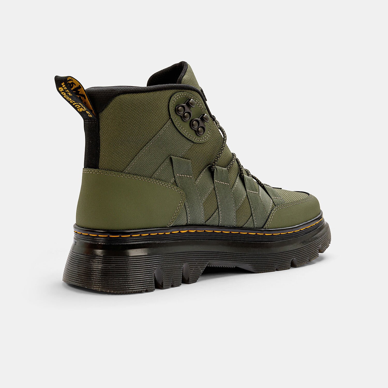 Dr. Martens Boury verdi neri e gialli AW LAB