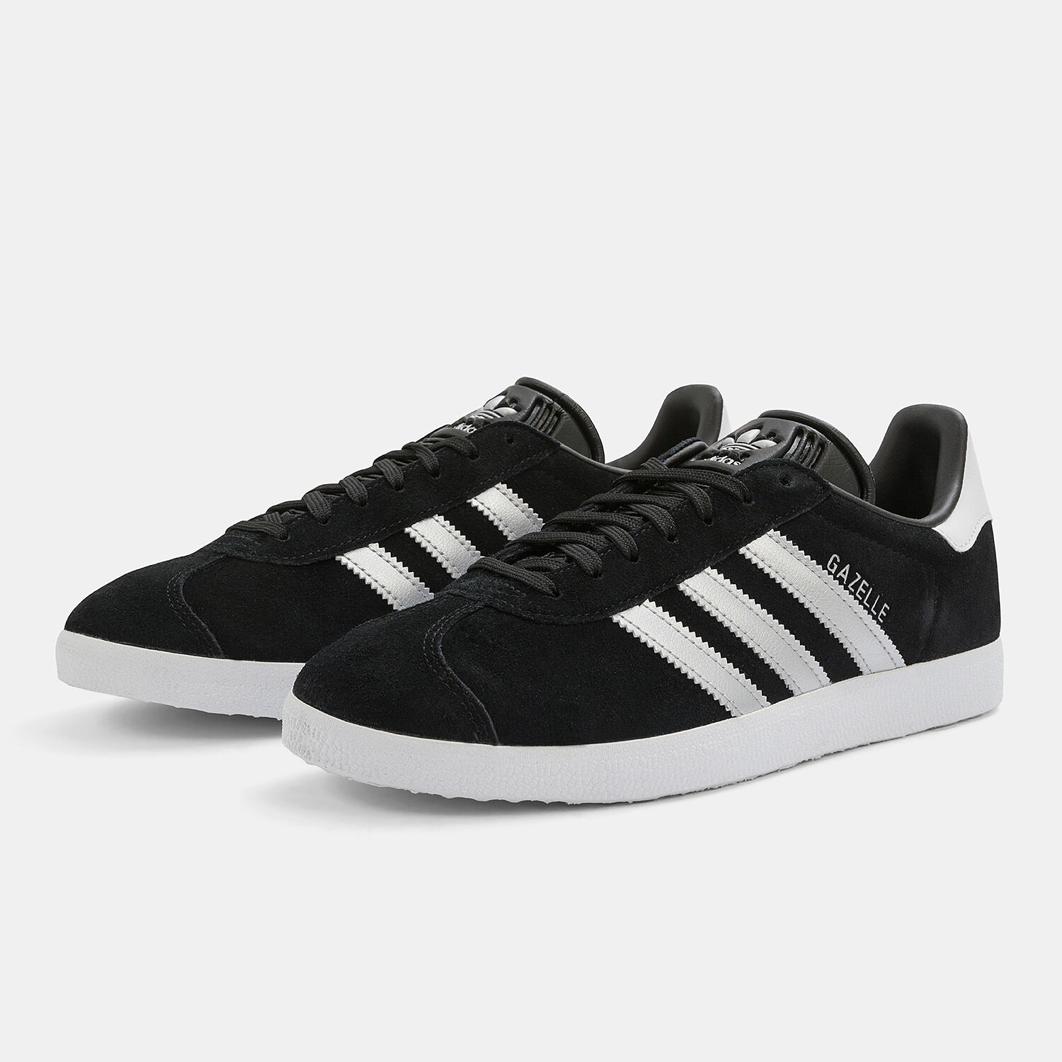 adidas Gazelle black white and silver AW LAB